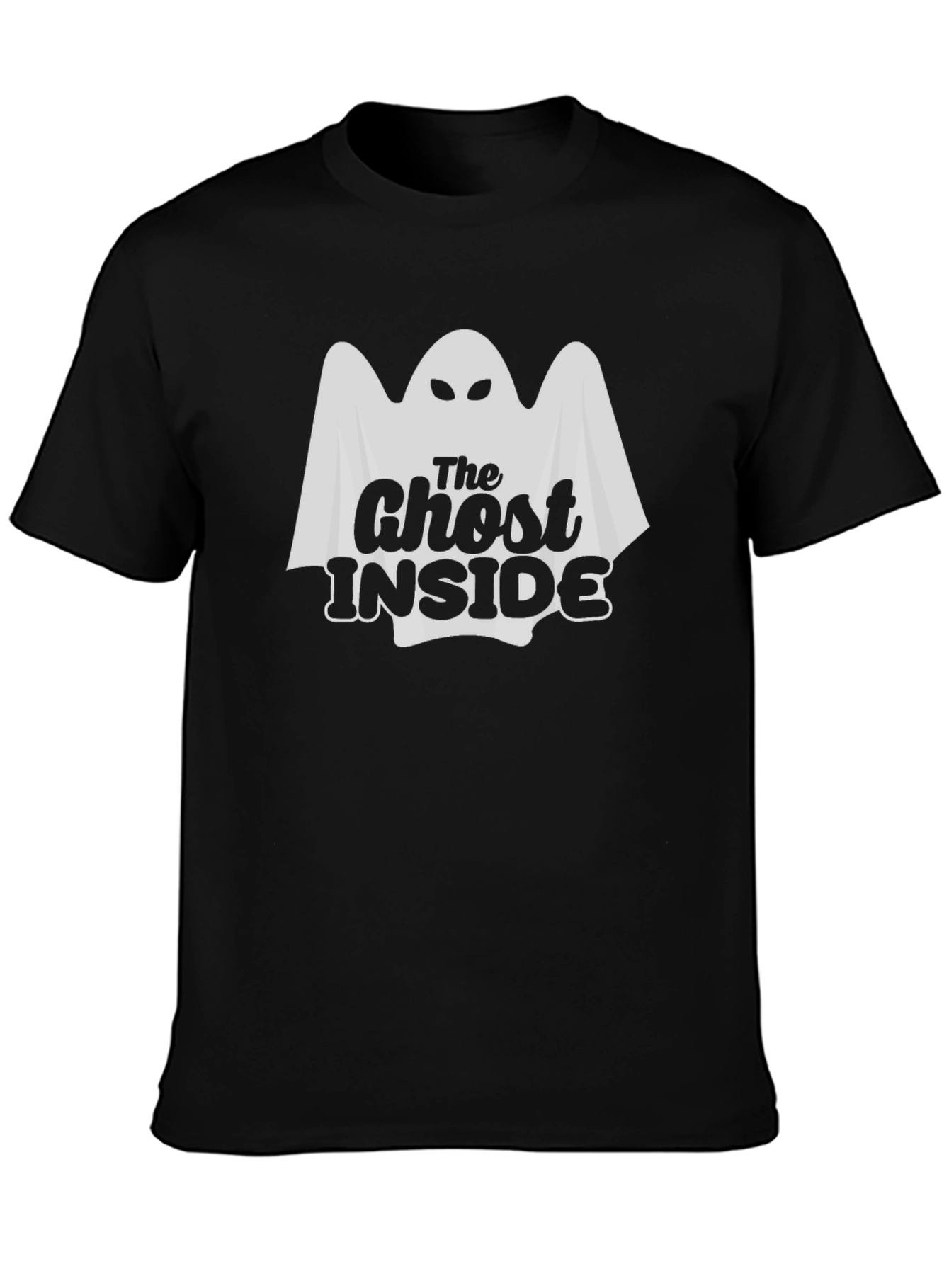 Ghost Inside Graphic T-Shirt - Halloween Apparel