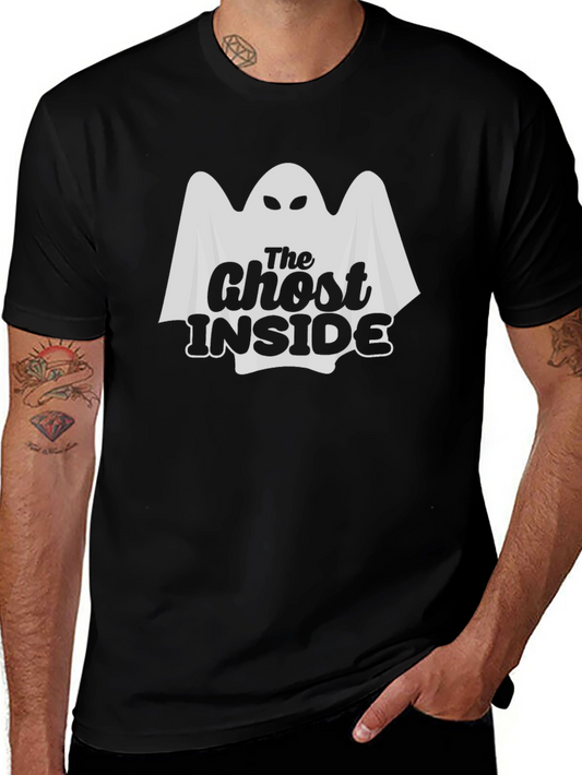 Ghost Inside Graphic T-Shirt - Halloween Apparel