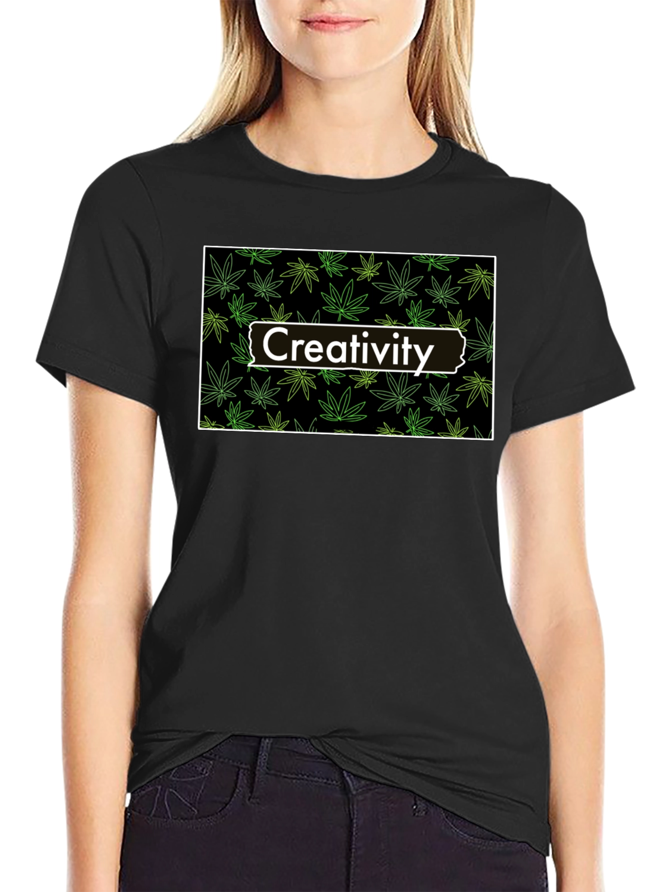 Creativity Marijuana Leaf T-Shirt