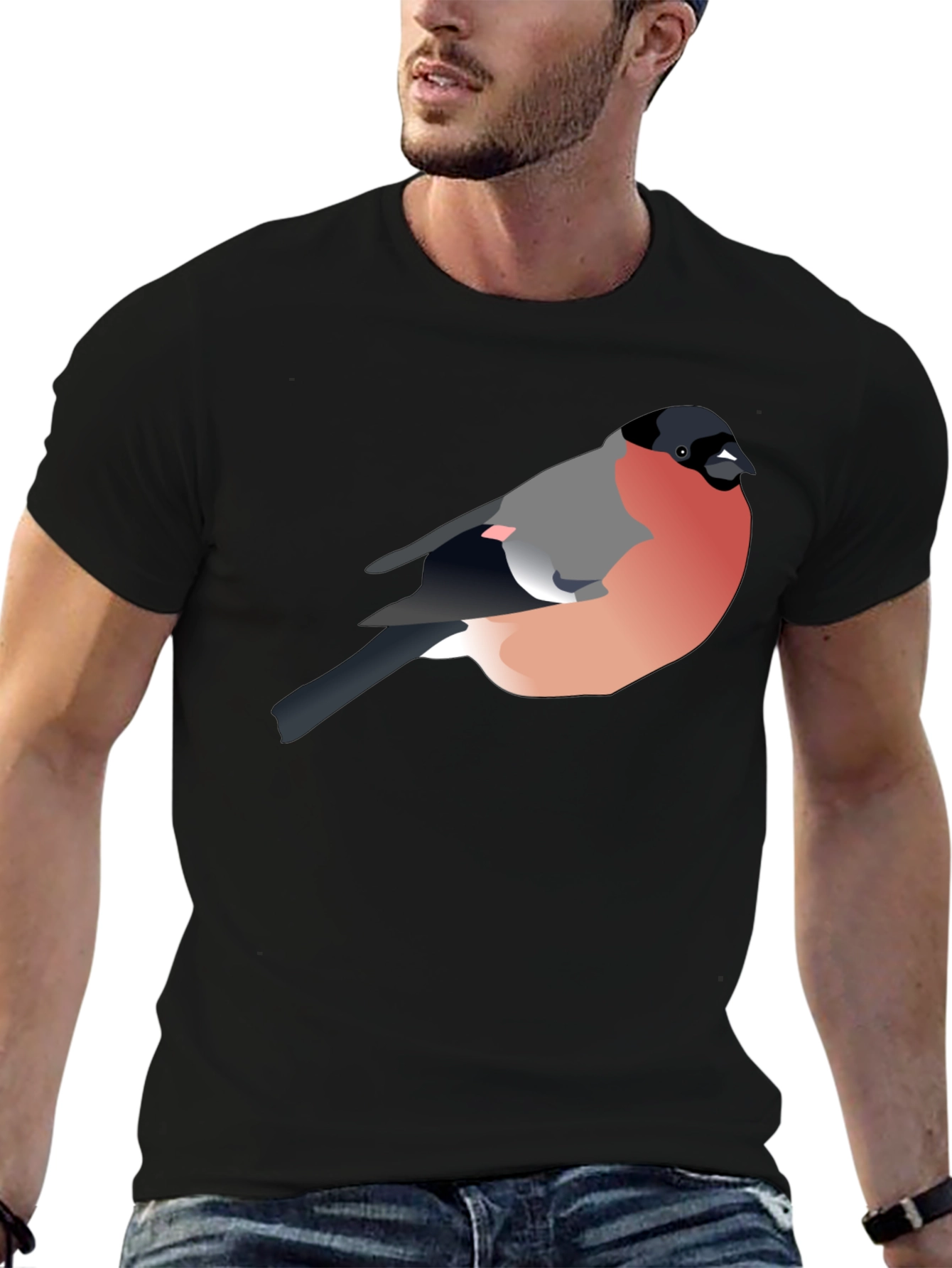 Bullfinch Graphic Tee - Stylish Bird Lovers T-Shirt