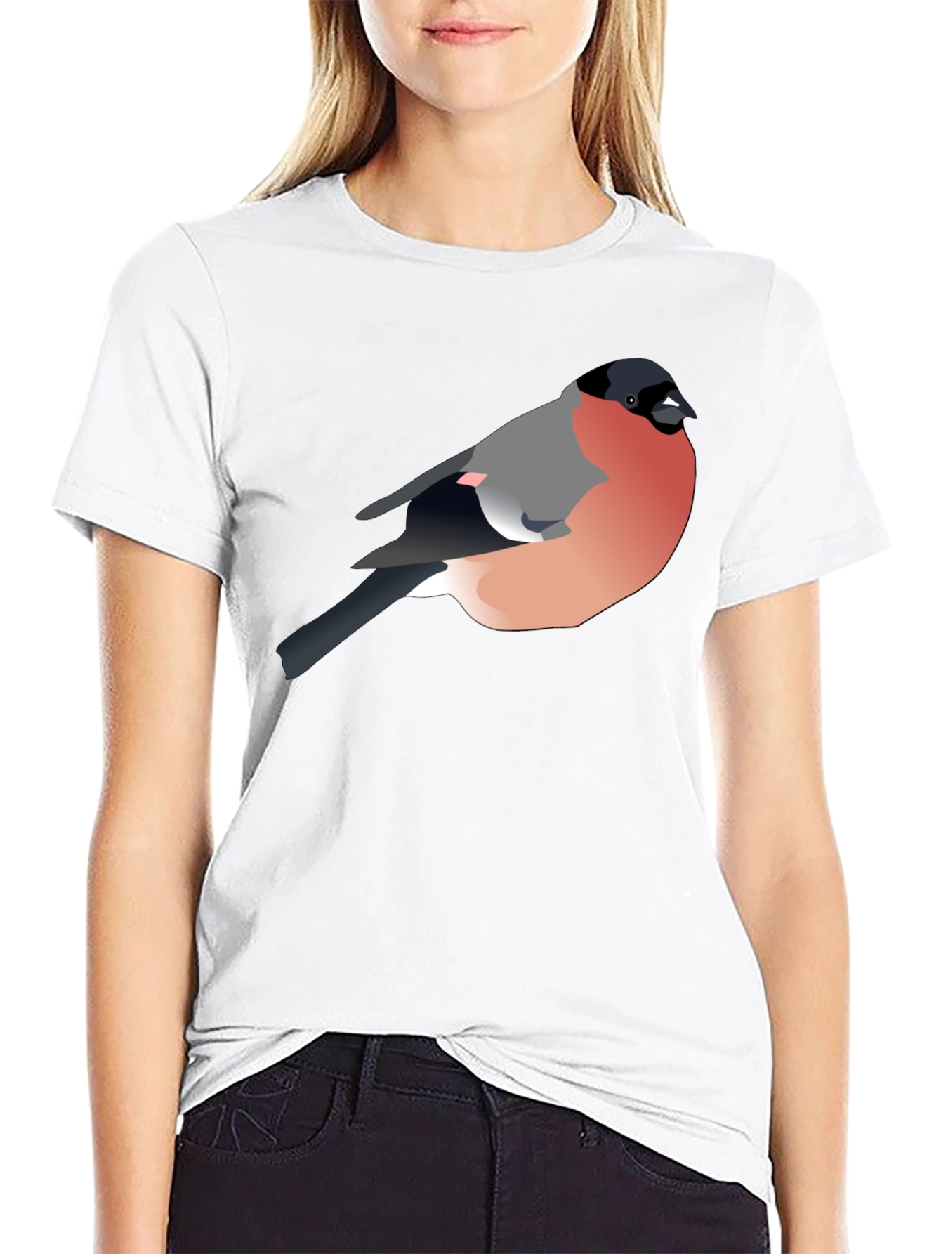 Bullfinch Graphic Tee - Stylish Bird Lovers T-Shirt