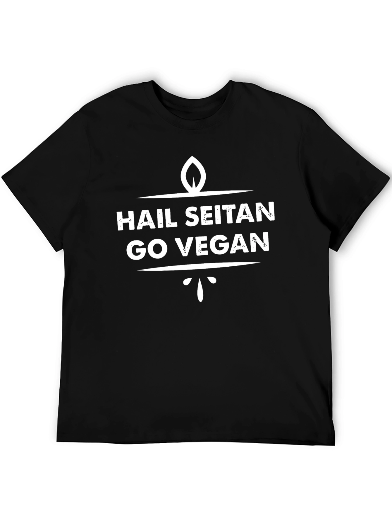 Hail Seitan Go Vegan Graphic Tee