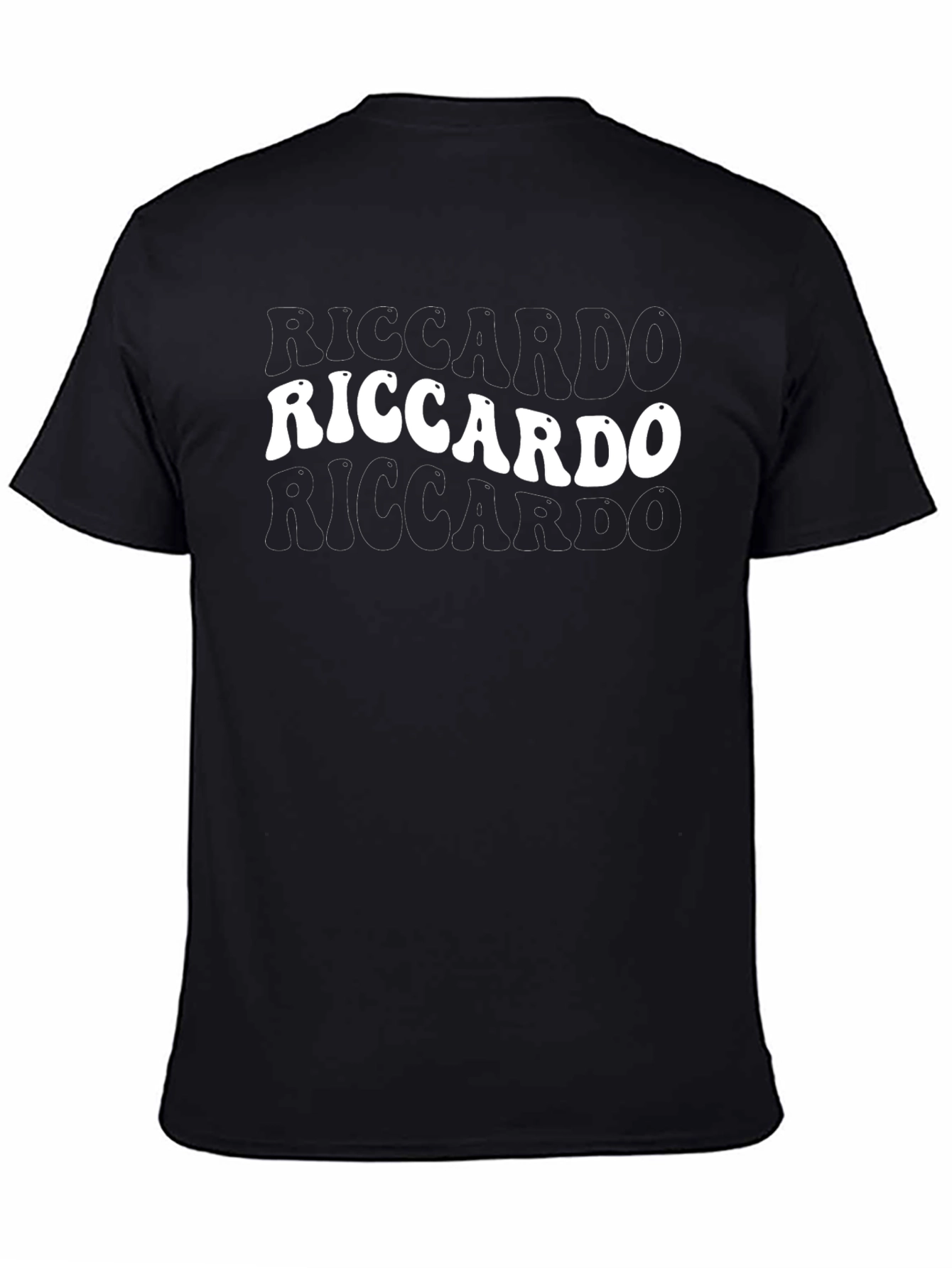 Riccardo Black Graphic T-Shirt