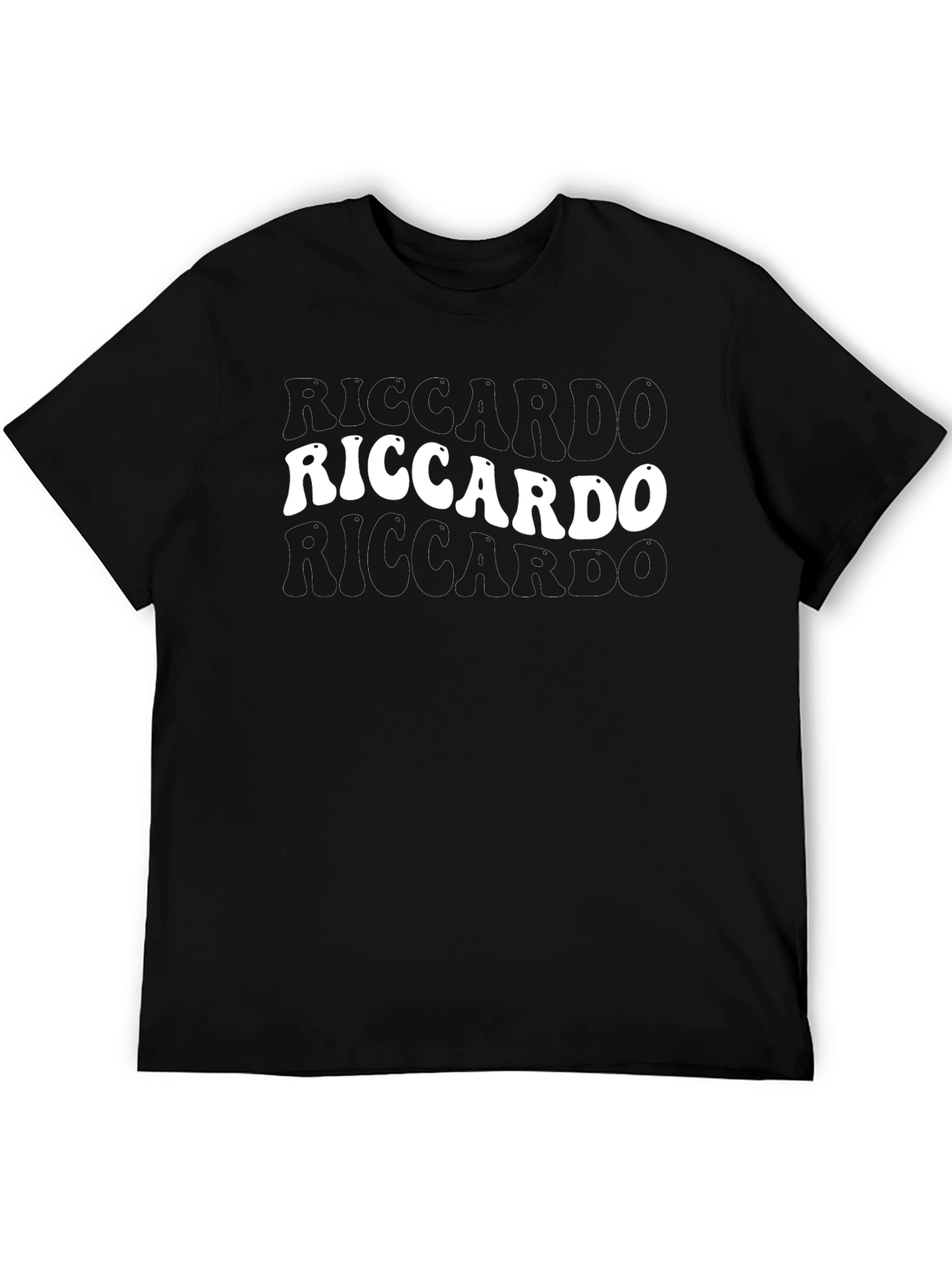 Riccardo Black Graphic T-Shirt