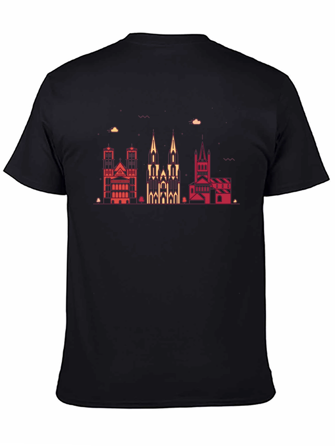 Architectural Graphic Print T-Shirt
