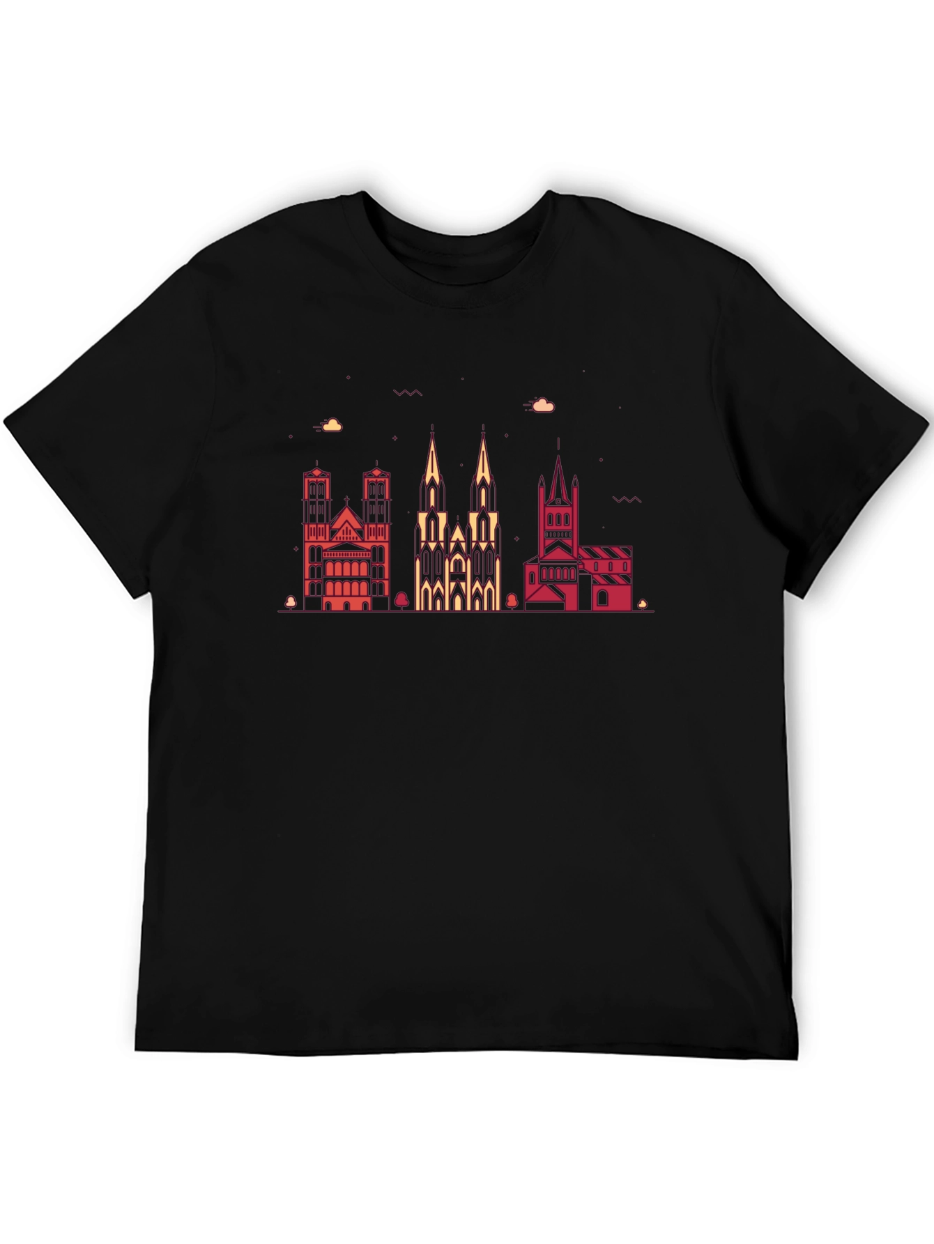 Architectural Graphic Print T-Shirt