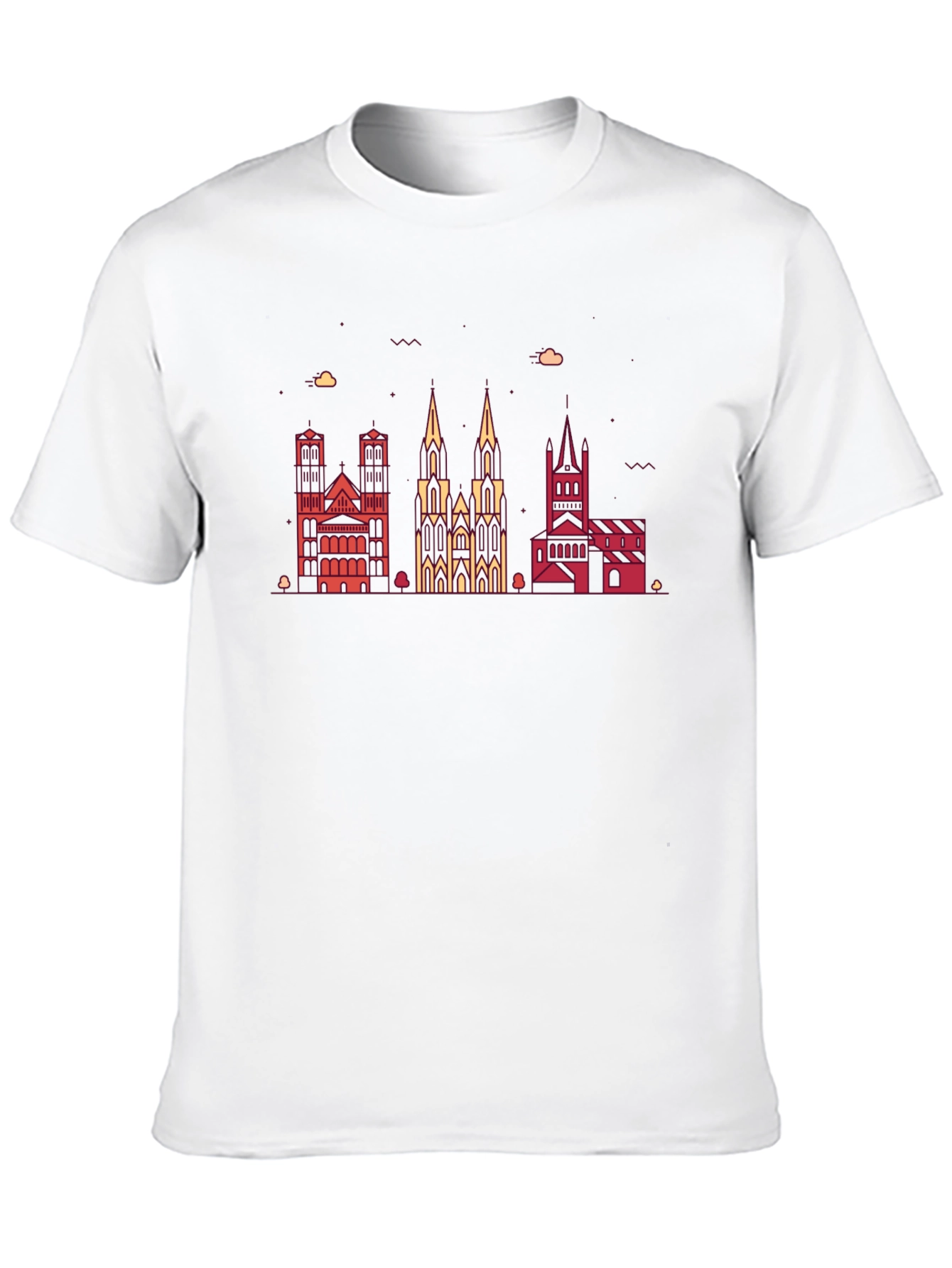 Architectural Graphic Print T-Shirt