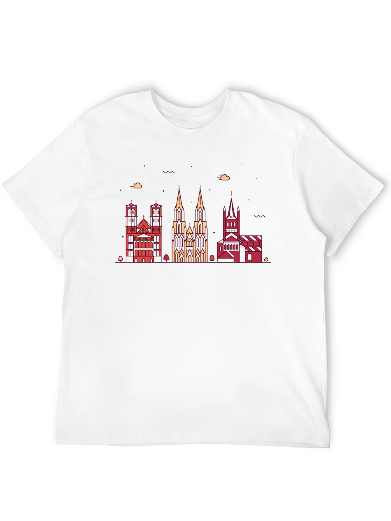 Architectural Graphic Print T-Shirt