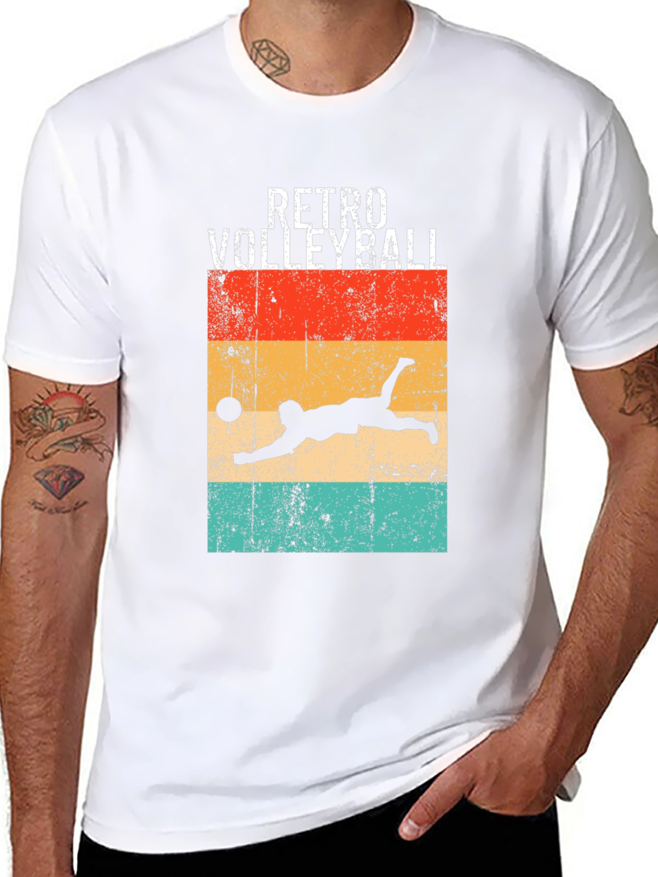 Retro Volleyball Graphic Tee