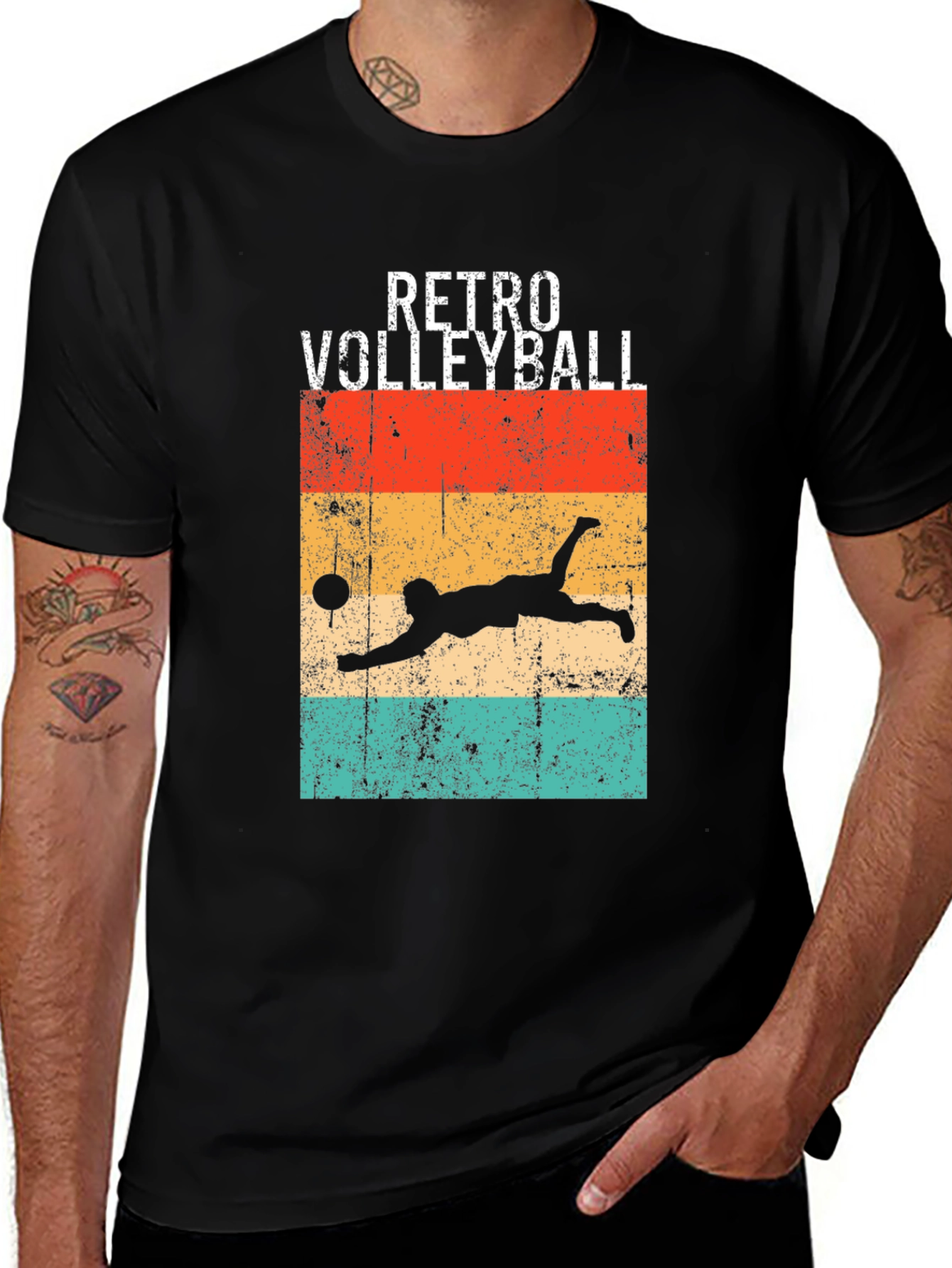 Retro Volleyball Graphic Tee