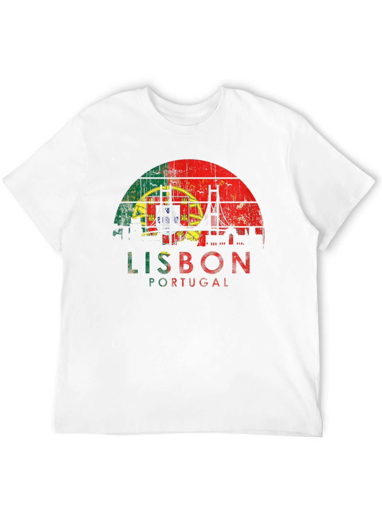 Lisbon Portugal Flag T-Shirt