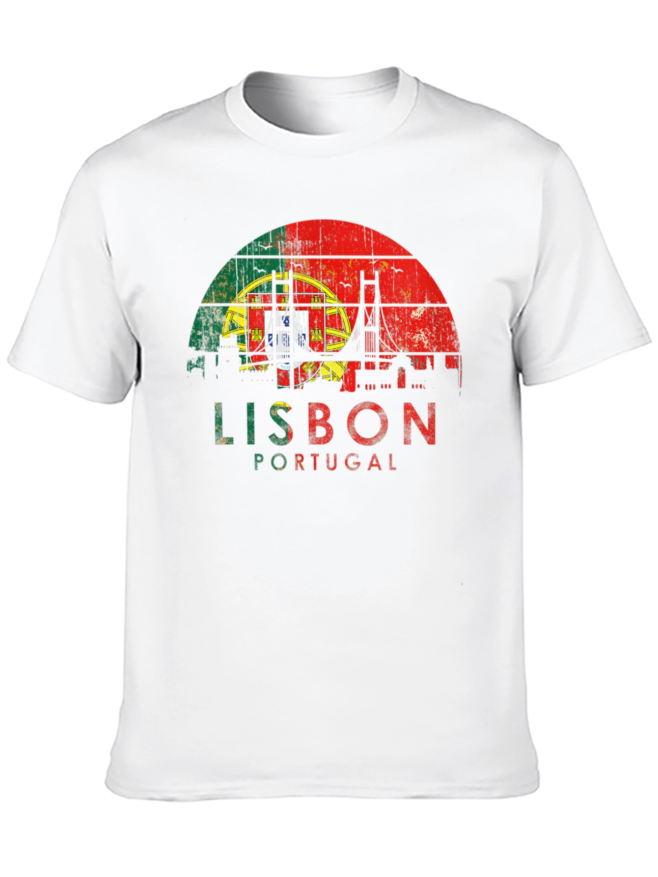 Lisbon Portugal Flag T-Shirt