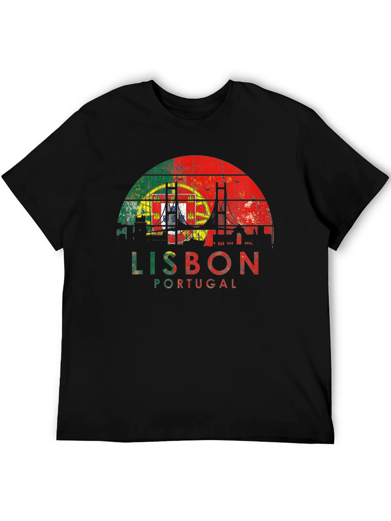 Lisbon Portugal Flag T-Shirt