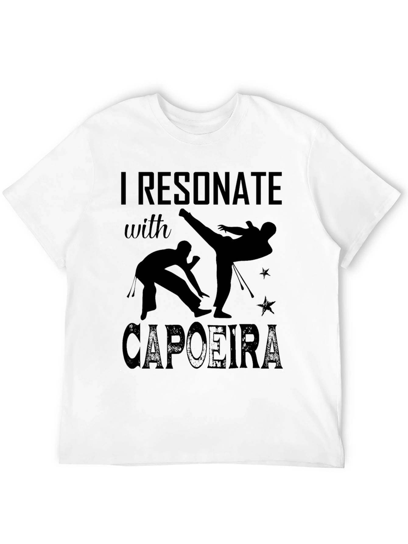 Capoeira Black T-Shirt - I Resonate With Capoeira