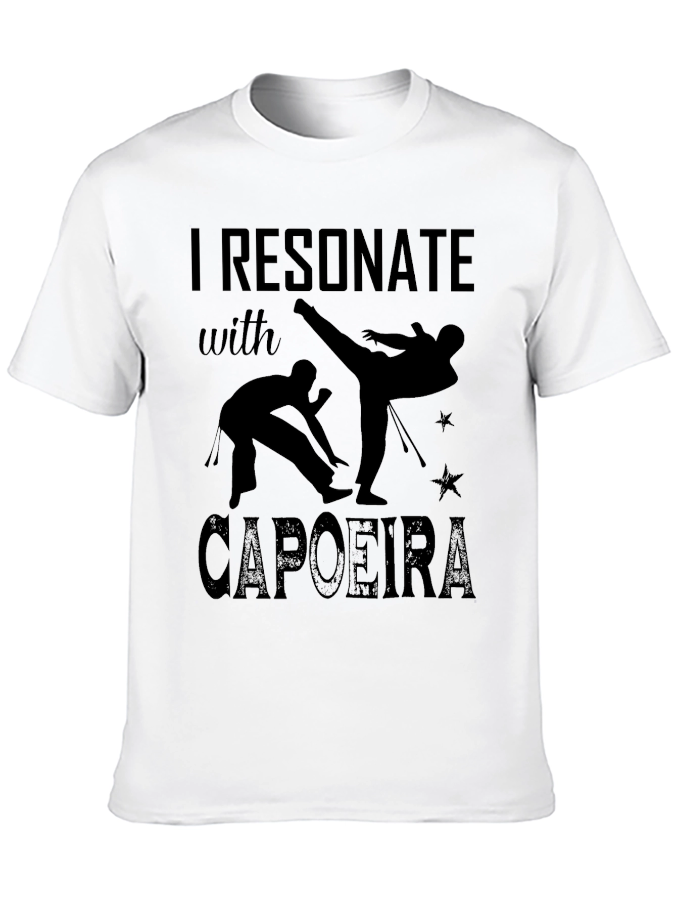 Capoeira Black T-Shirt - I Resonate With Capoeira
