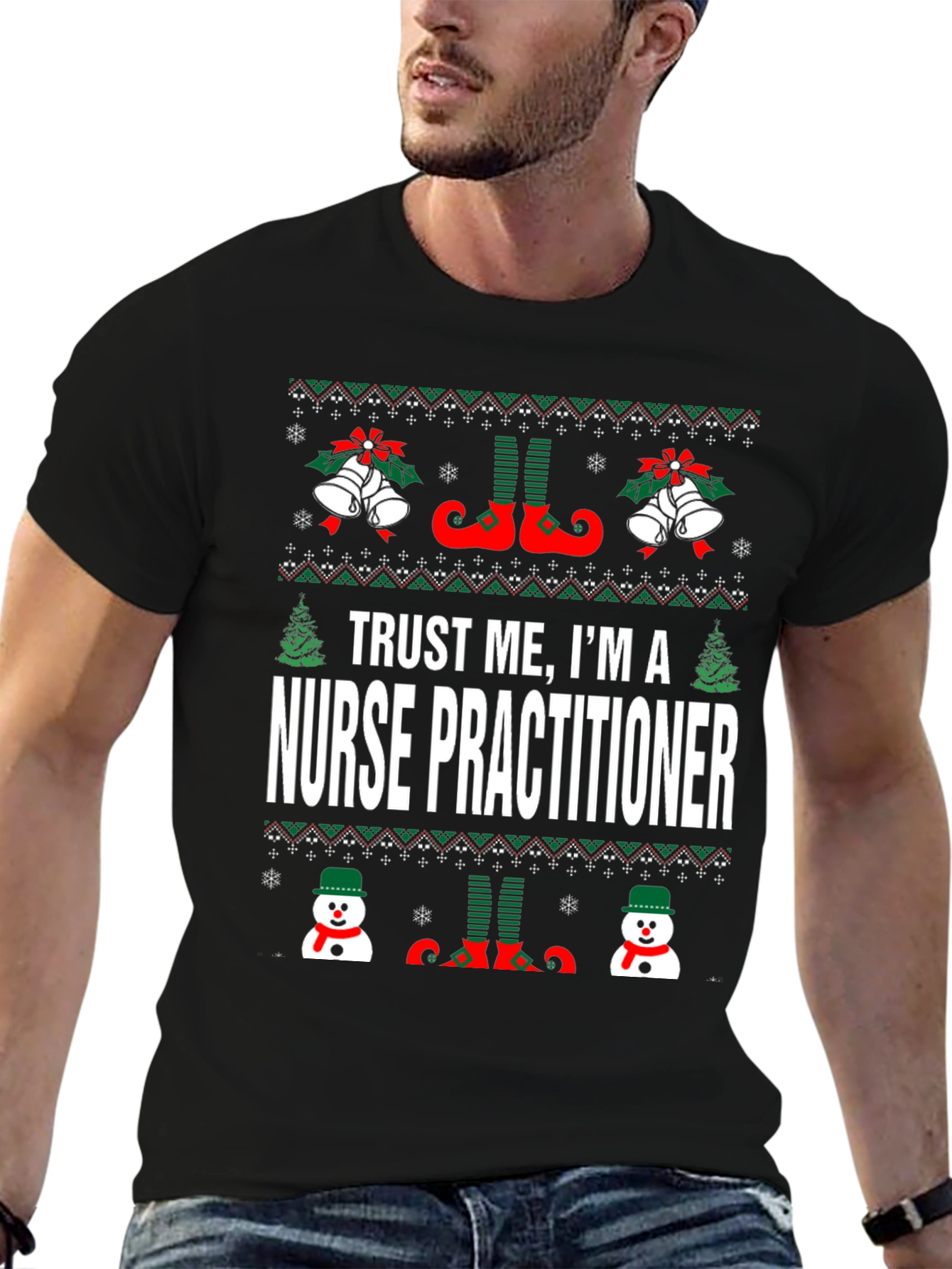 Nurse Practitioner Christmas T-Shirt