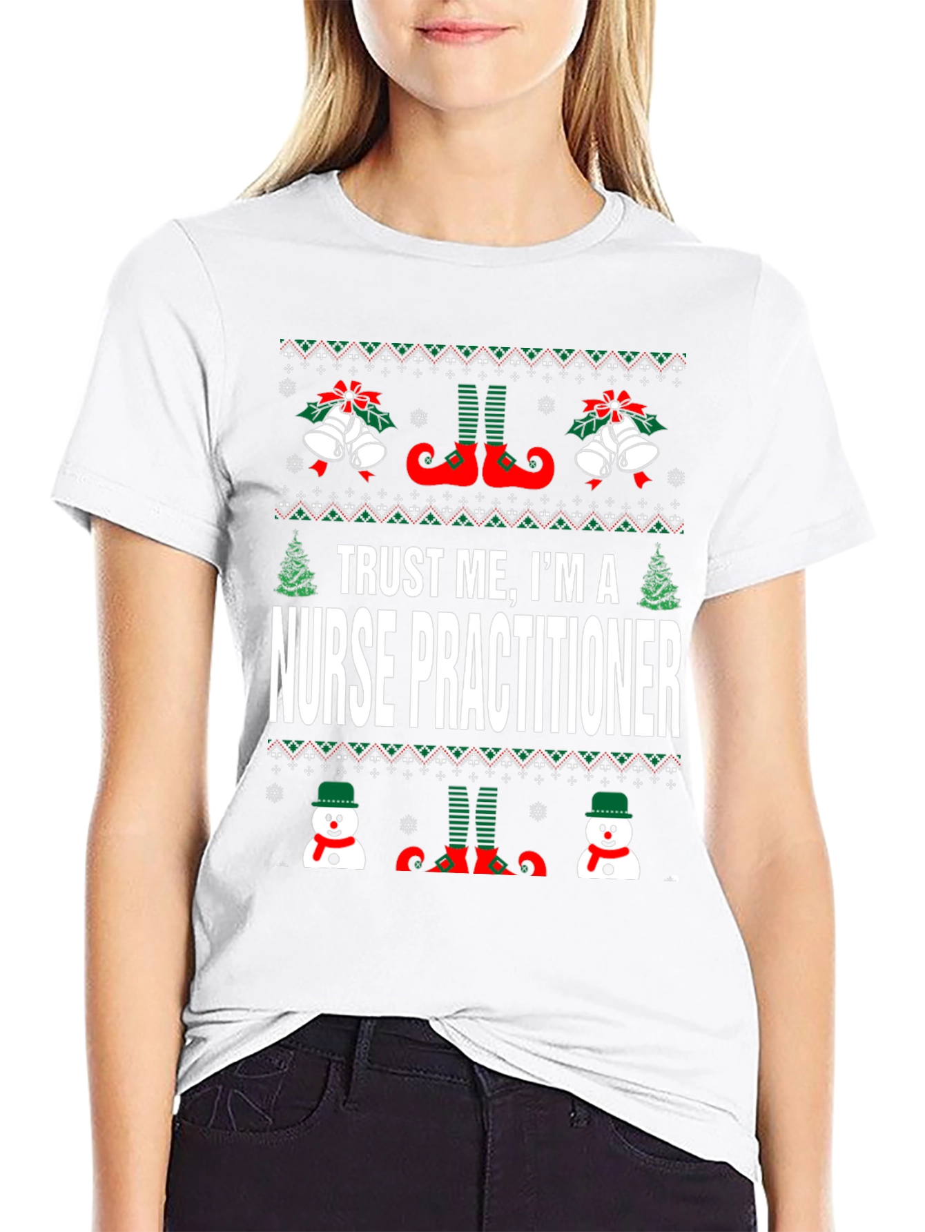 Nurse Practitioner Christmas T-Shirt
