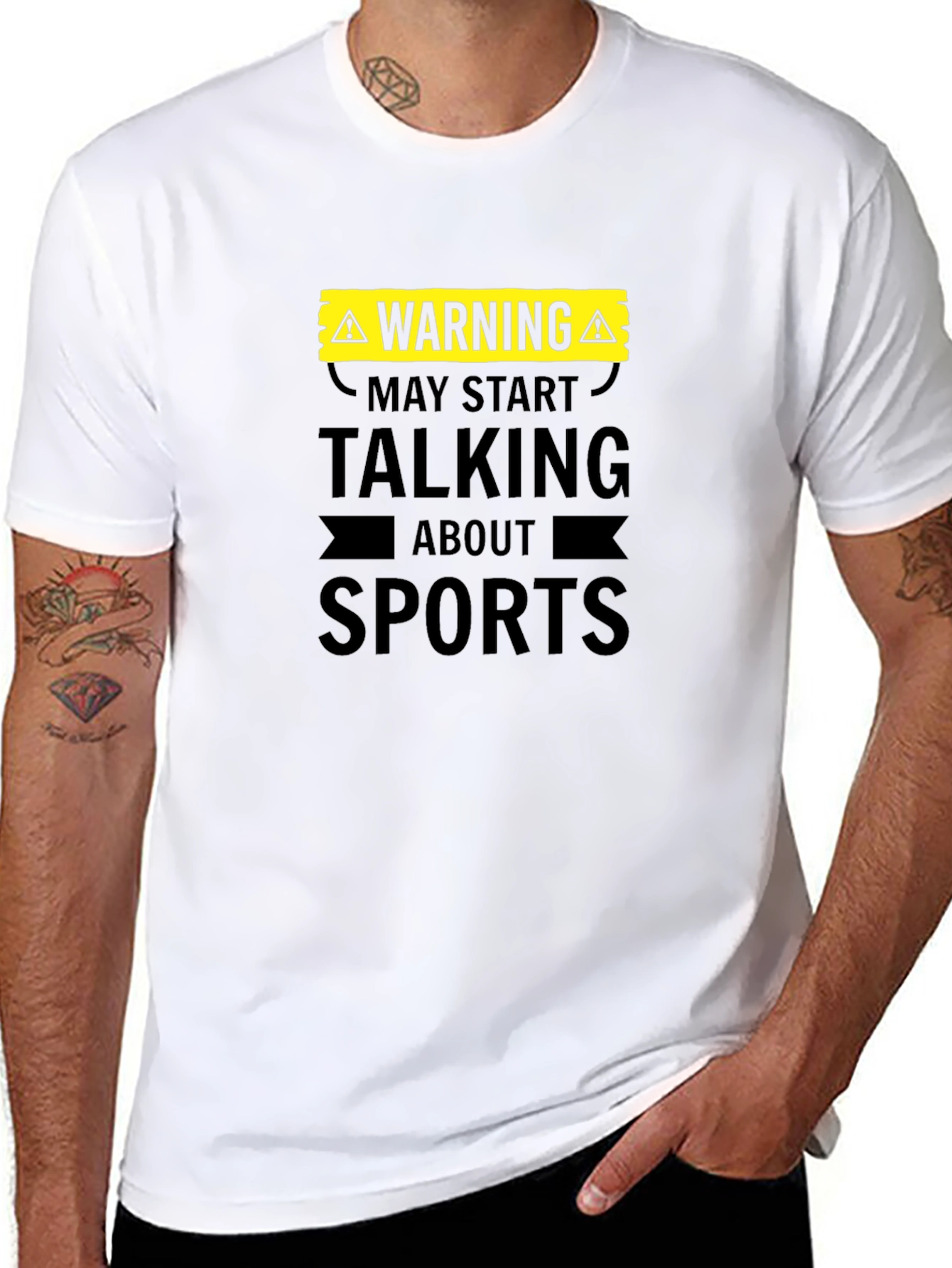 Warning May Start Talking About Sports T-Shirt