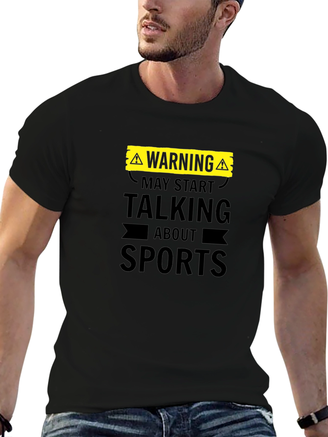Warning May Start Talking About Sports T-Shirt