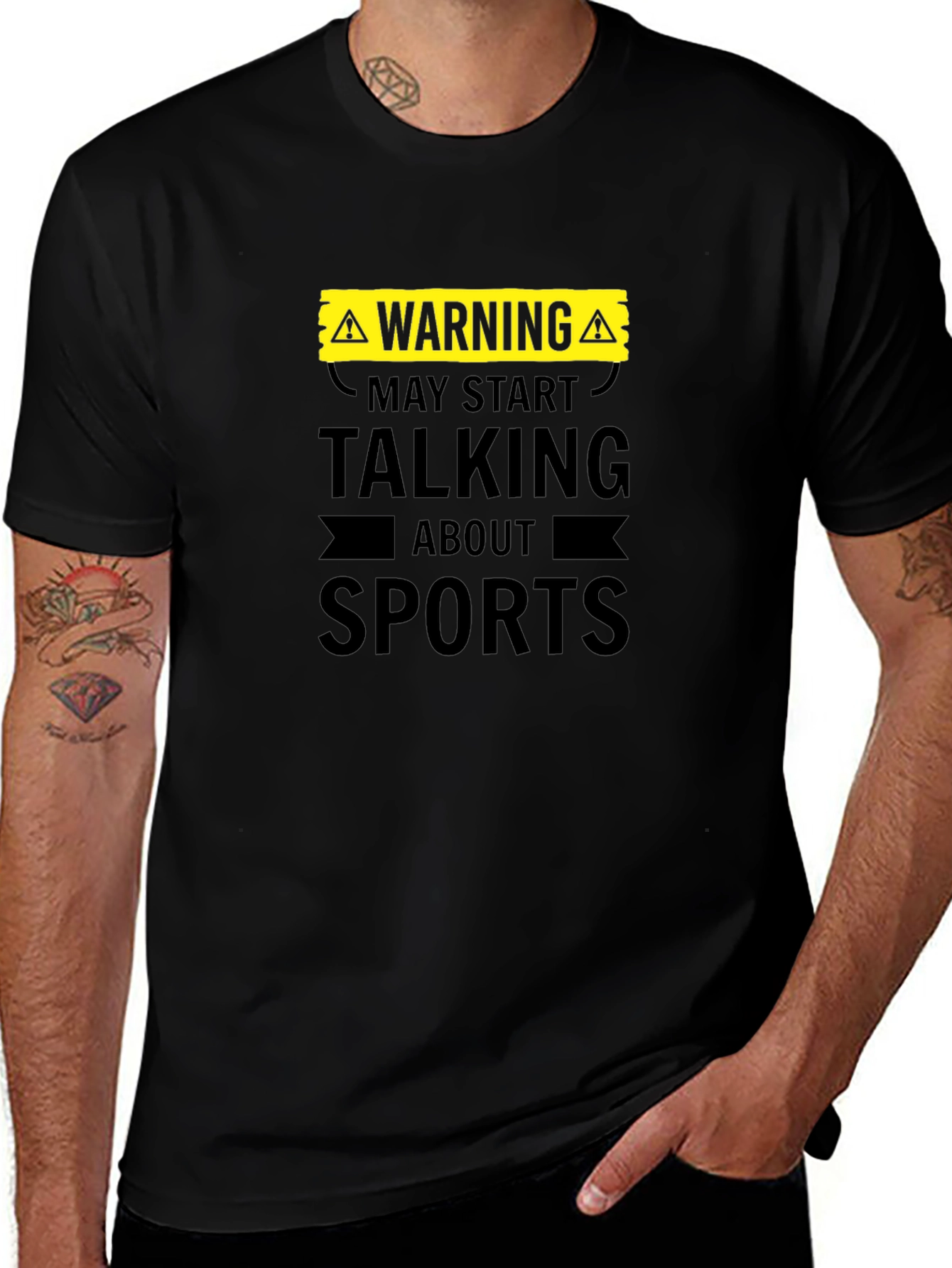 Warning May Start Talking About Sports T-Shirt