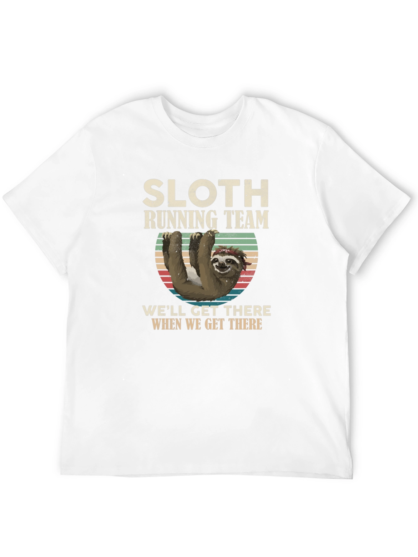 Sloth Running Team T-Shirt - Hilarious Graphic Tee