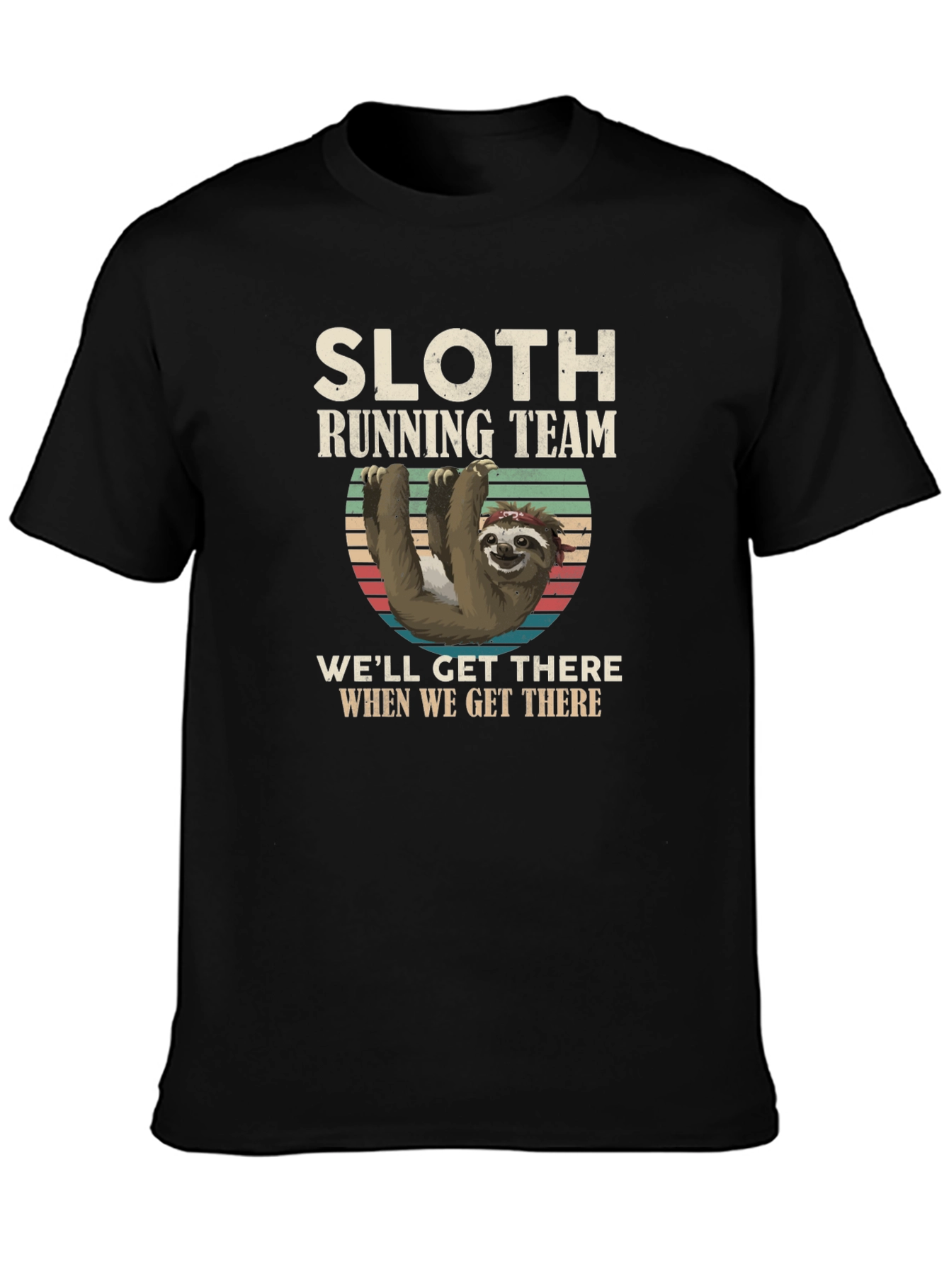 Sloth Running Team T-Shirt - Hilarious Graphic Tee