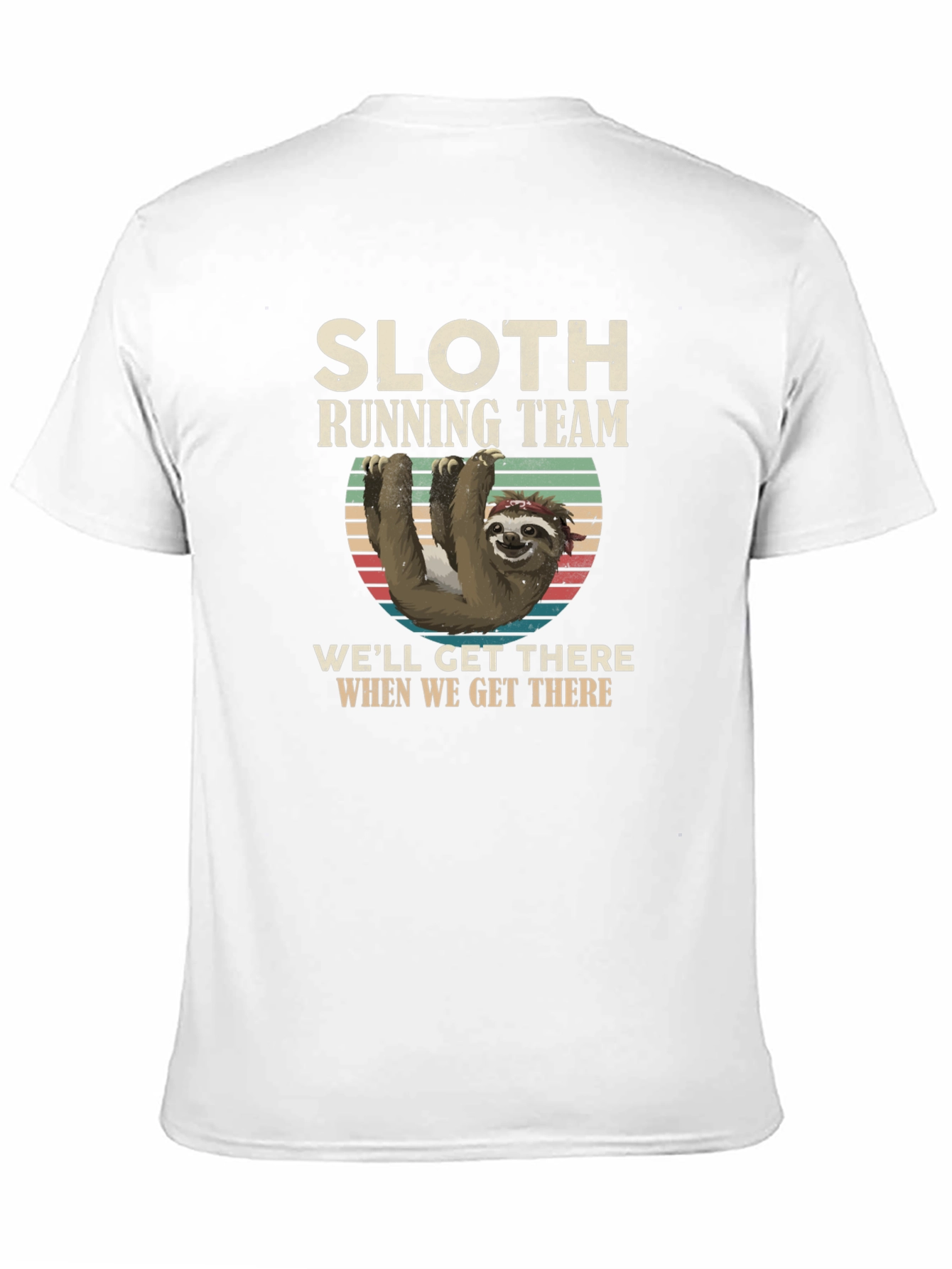 Sloth Running Team T-Shirt - Hilarious Graphic Tee
