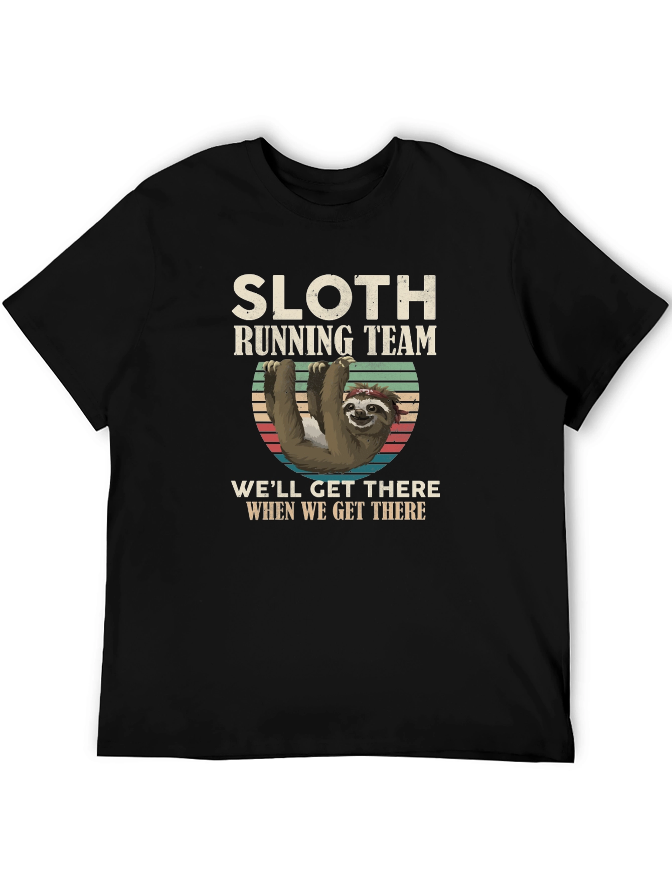 Sloth Running Team T-Shirt - Hilarious Graphic Tee