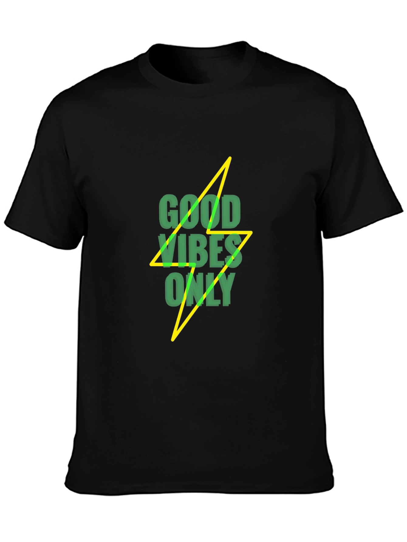 Good Vibes Only Graphic Tee - Stylish Mens T-Shirt