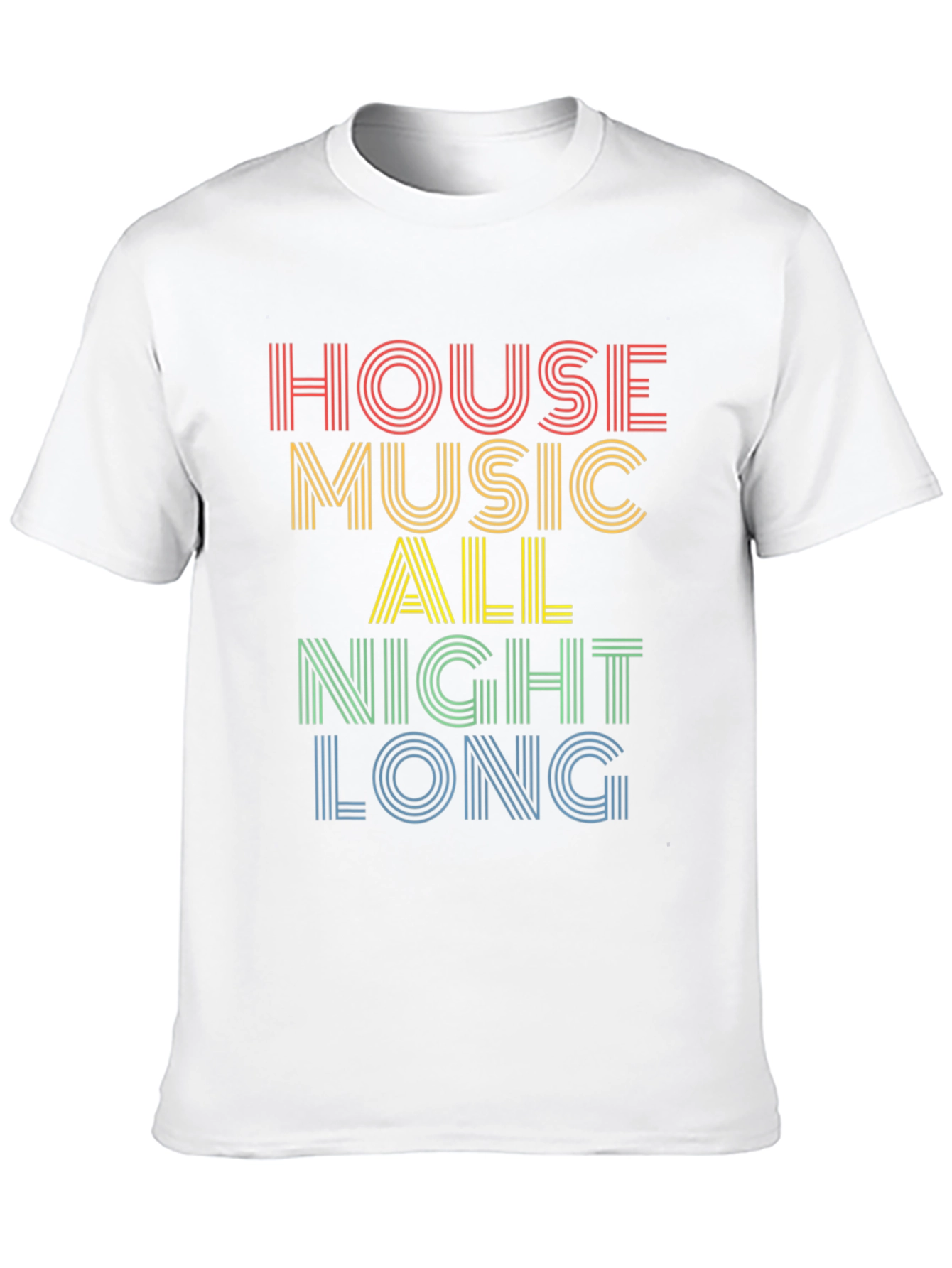 House Music All Night Long Graphic Tee