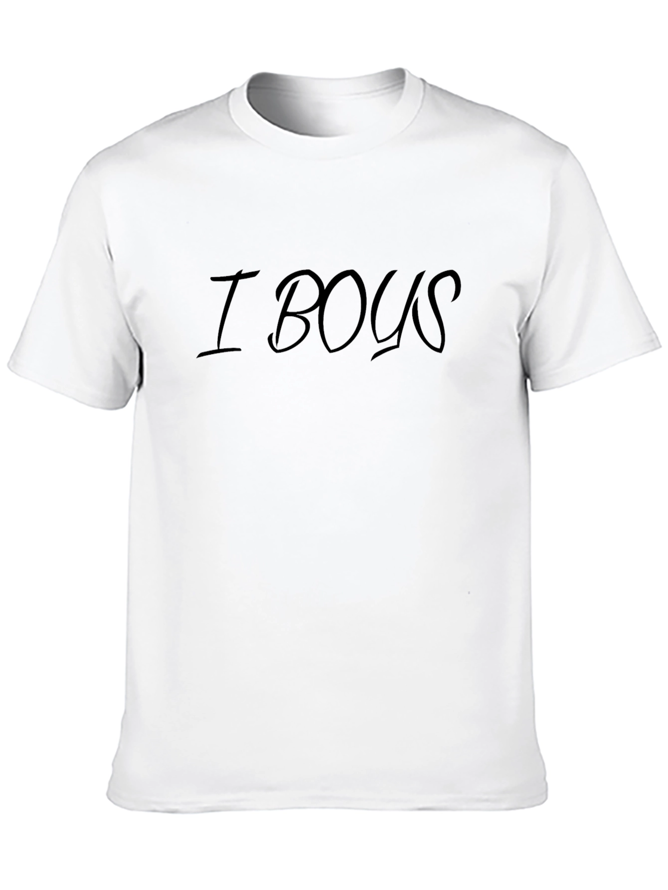 I Boys Black Graphic T-Shirt