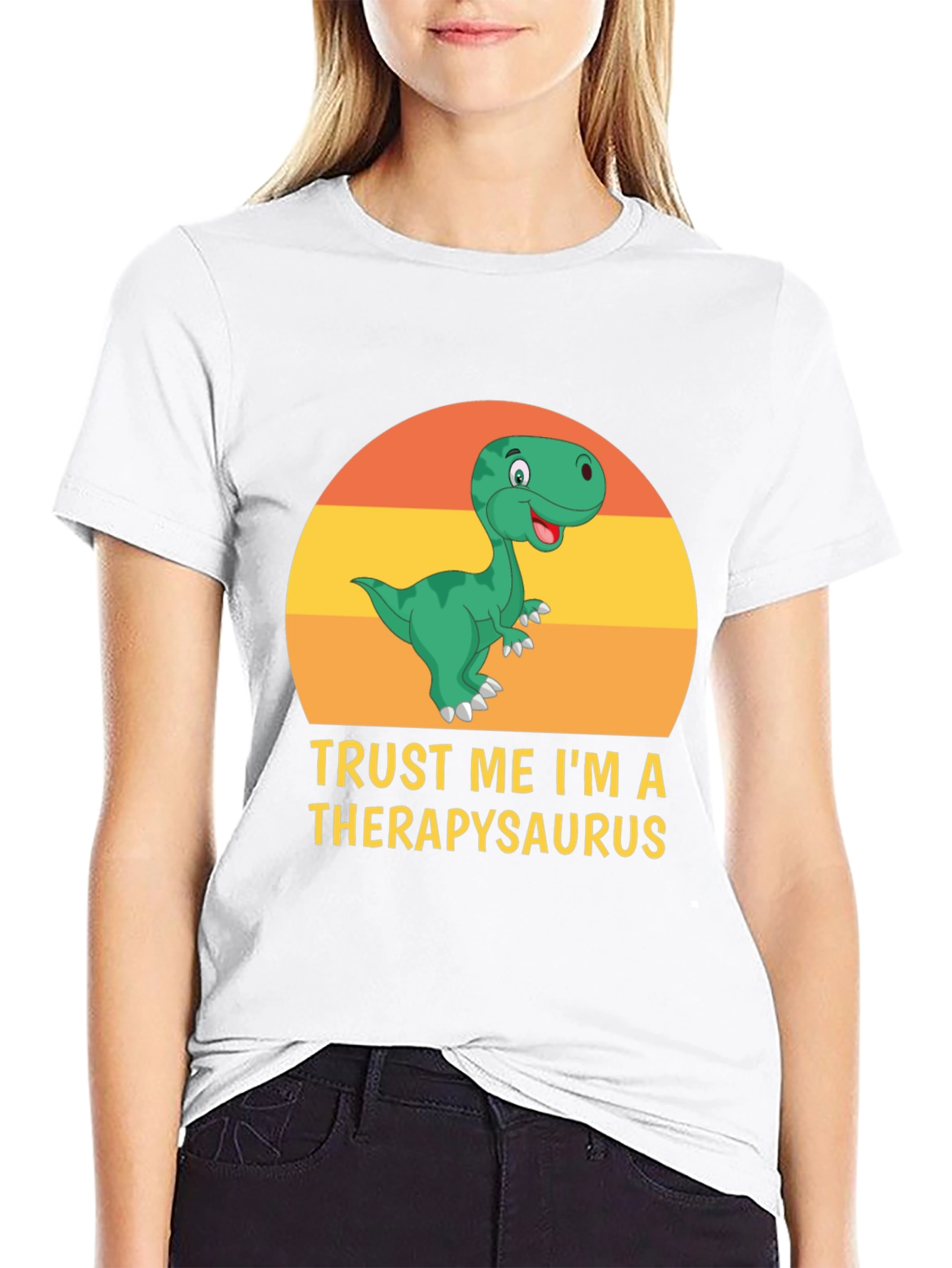 Therapysaurus T-Shirt - Funny Dinosaur Graphic Tee
