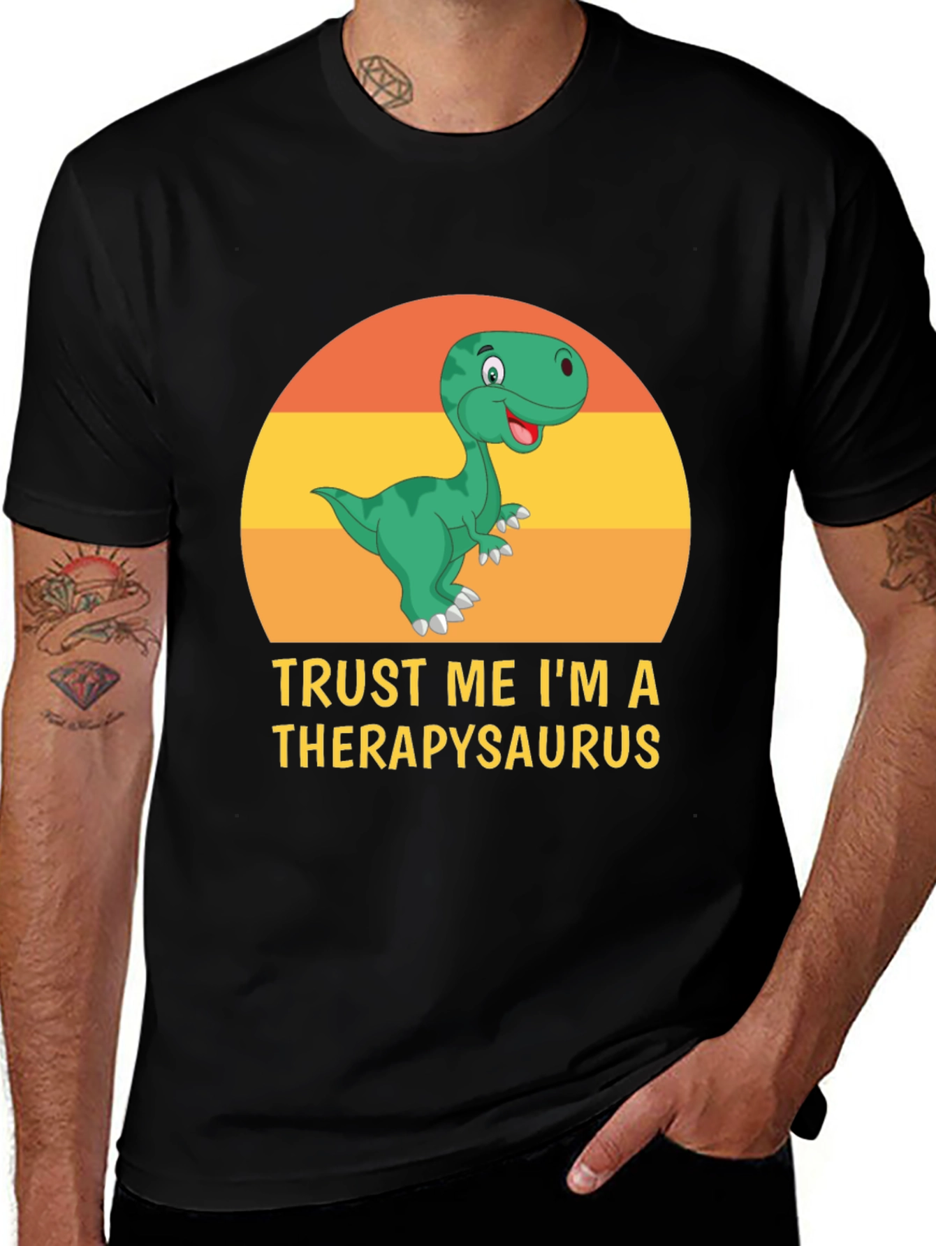 Therapysaurus T-Shirt - Funny Dinosaur Graphic Tee