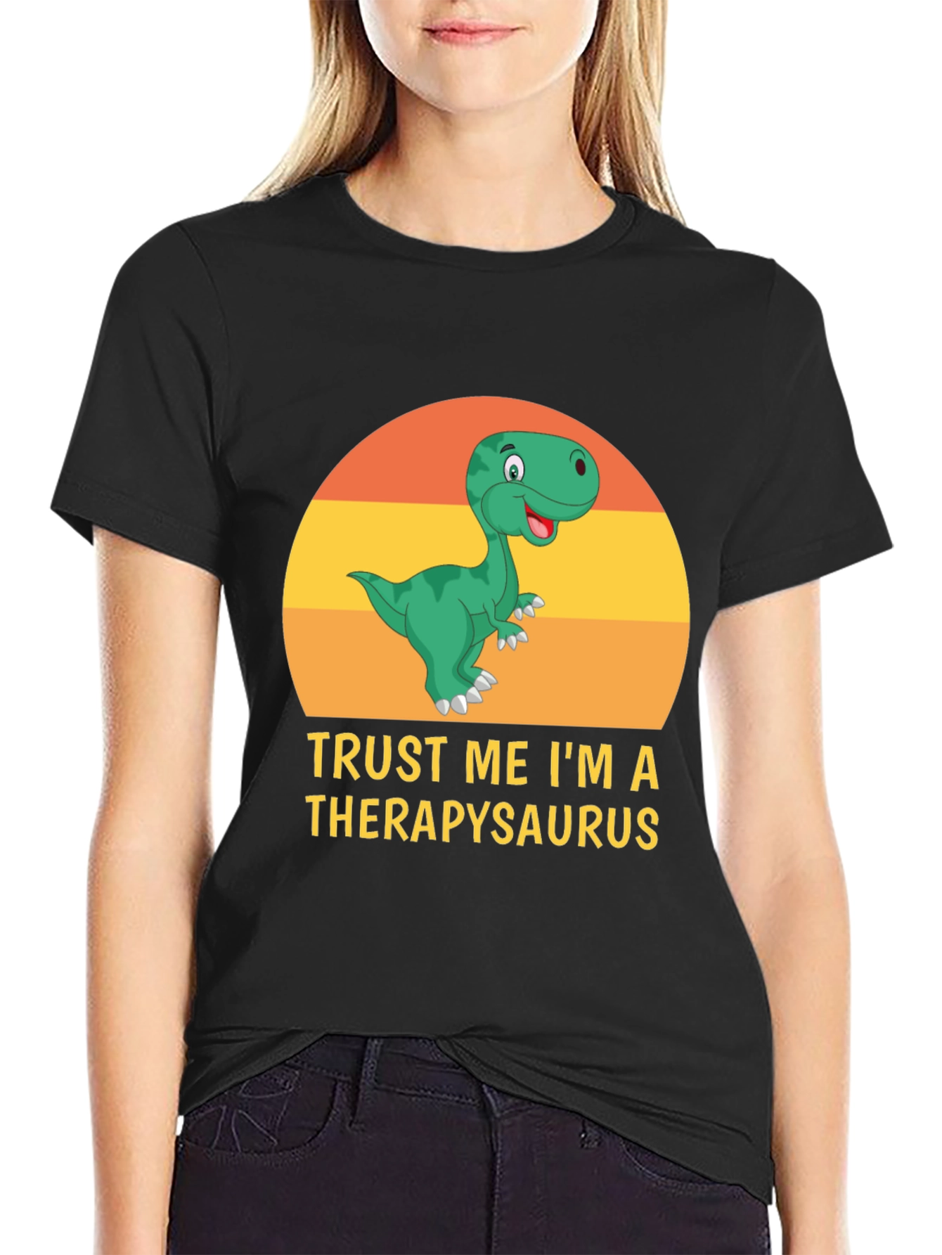 Therapysaurus T-Shirt - Funny Dinosaur Graphic Tee
