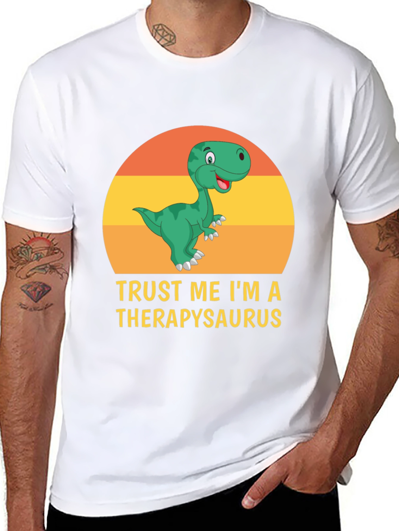 Therapysaurus T-Shirt - Funny Dinosaur Graphic Tee