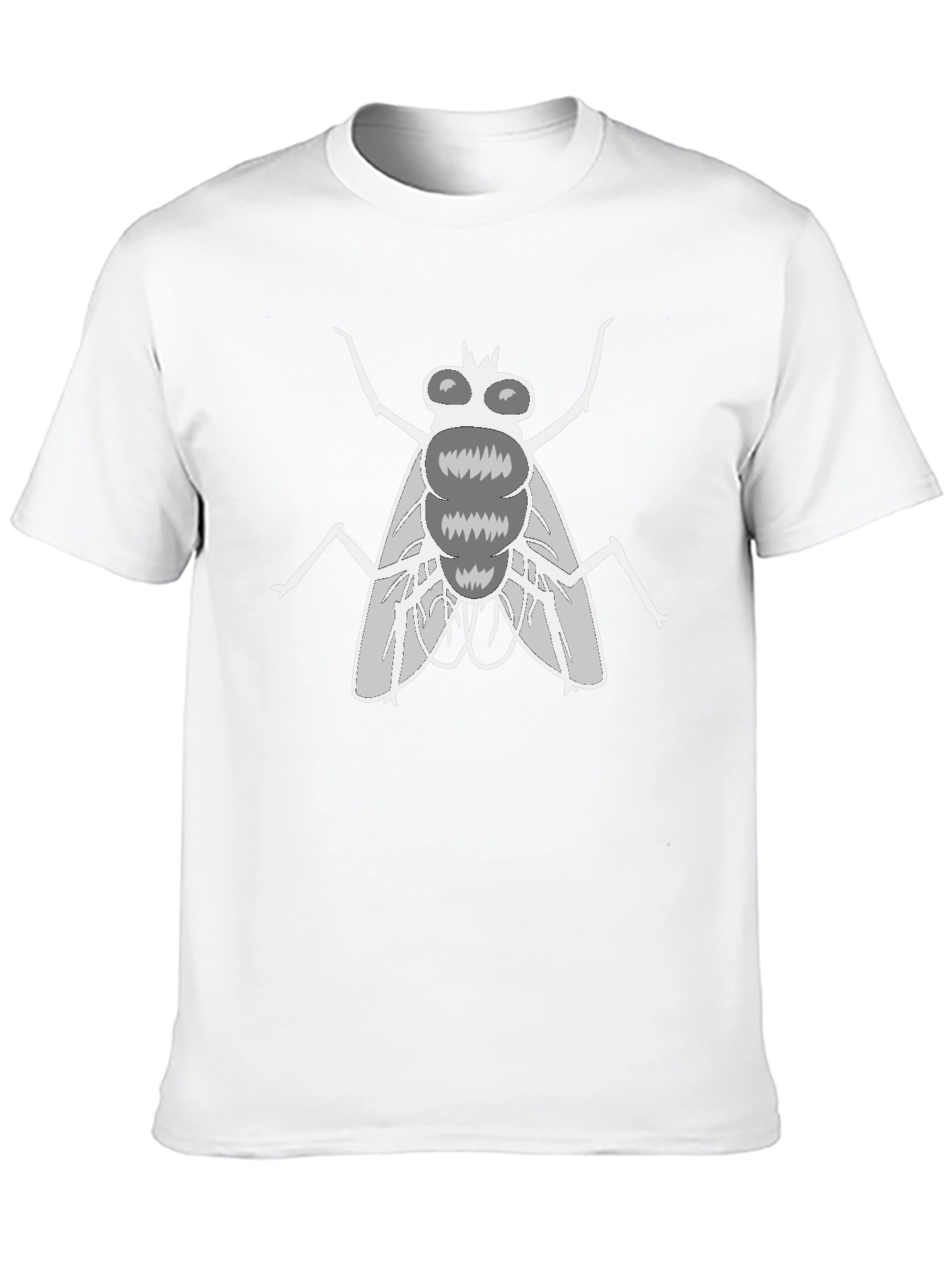Fly Graphic Tee - Novelty Black T-Shirt