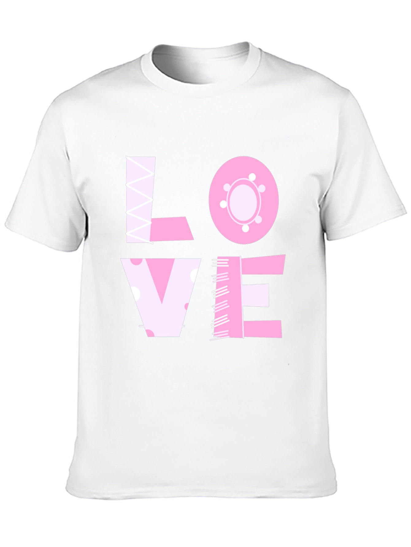 LOVE Graphic Black Crew Neck T-Shirt