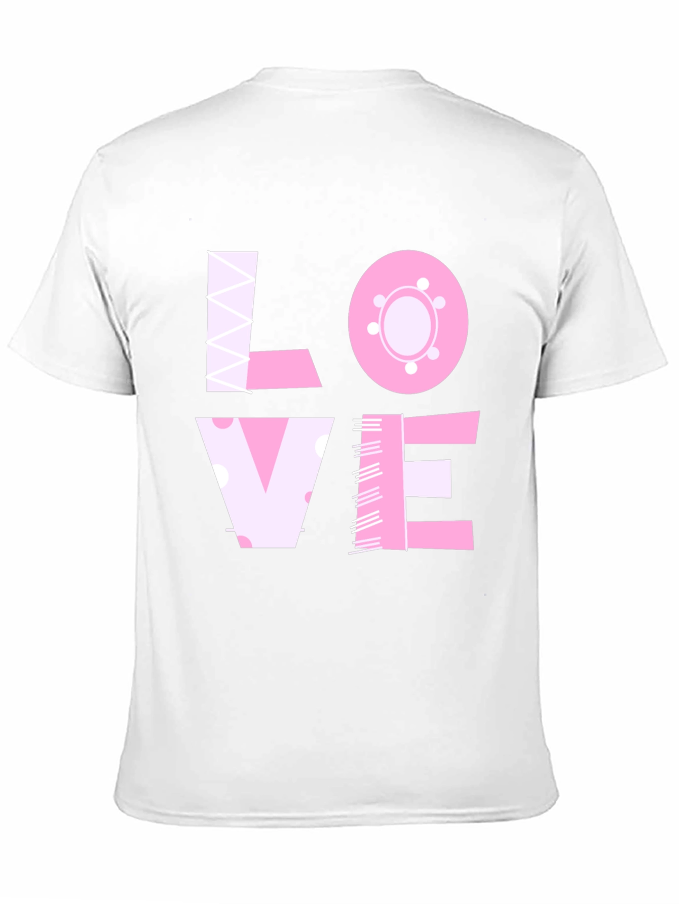 LOVE Graphic Black Crew Neck T-Shirt