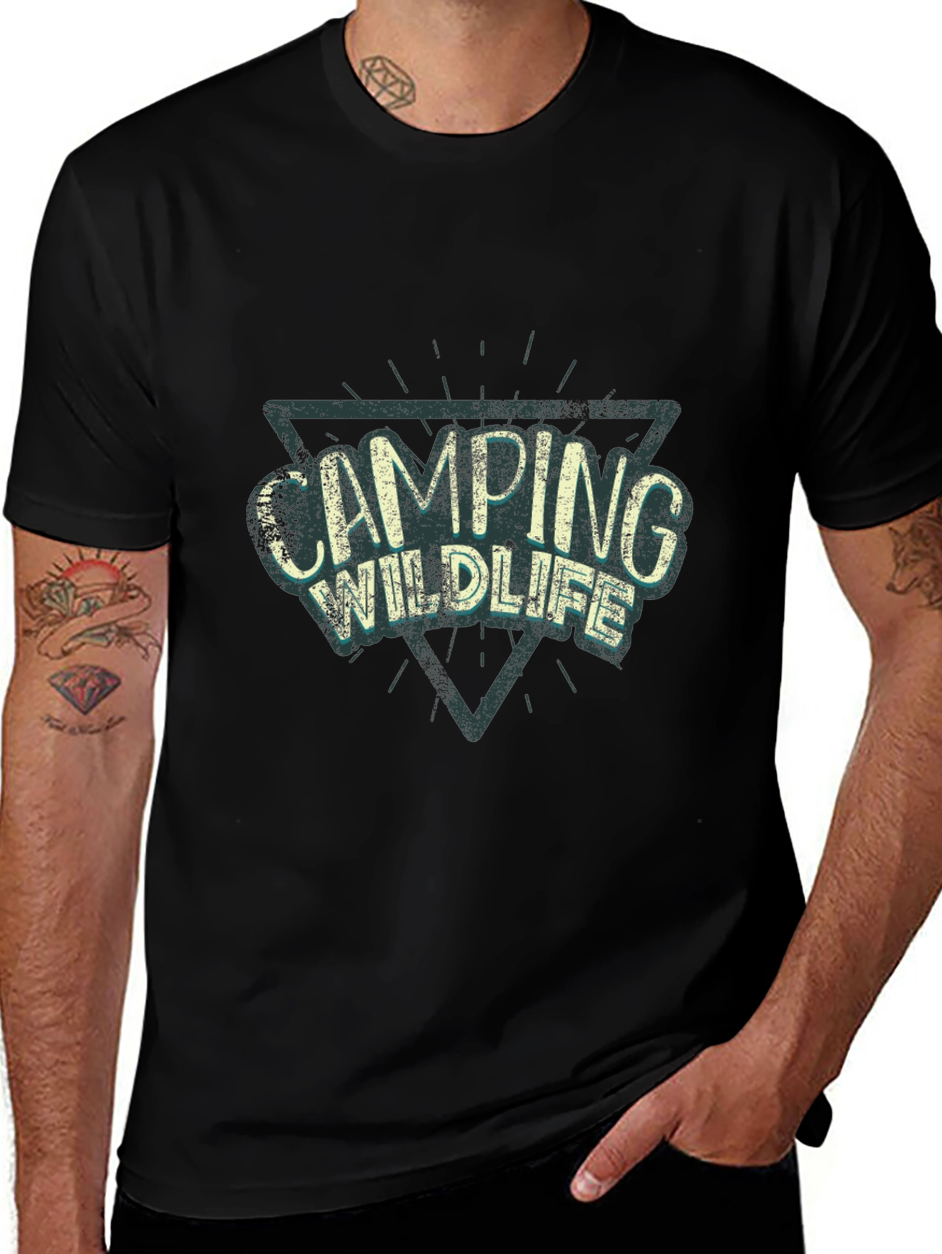 Camping Wildlife Graphic Tee - Adventure Ready
