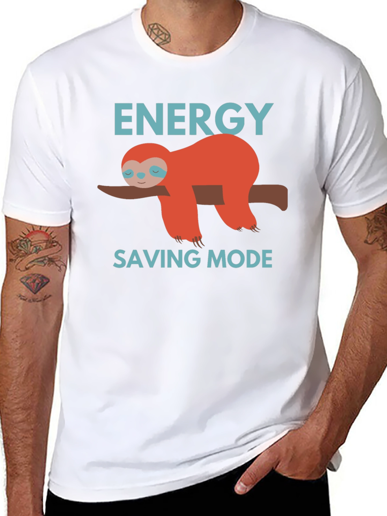 Energy Saving Mode Sloth T-Shirt