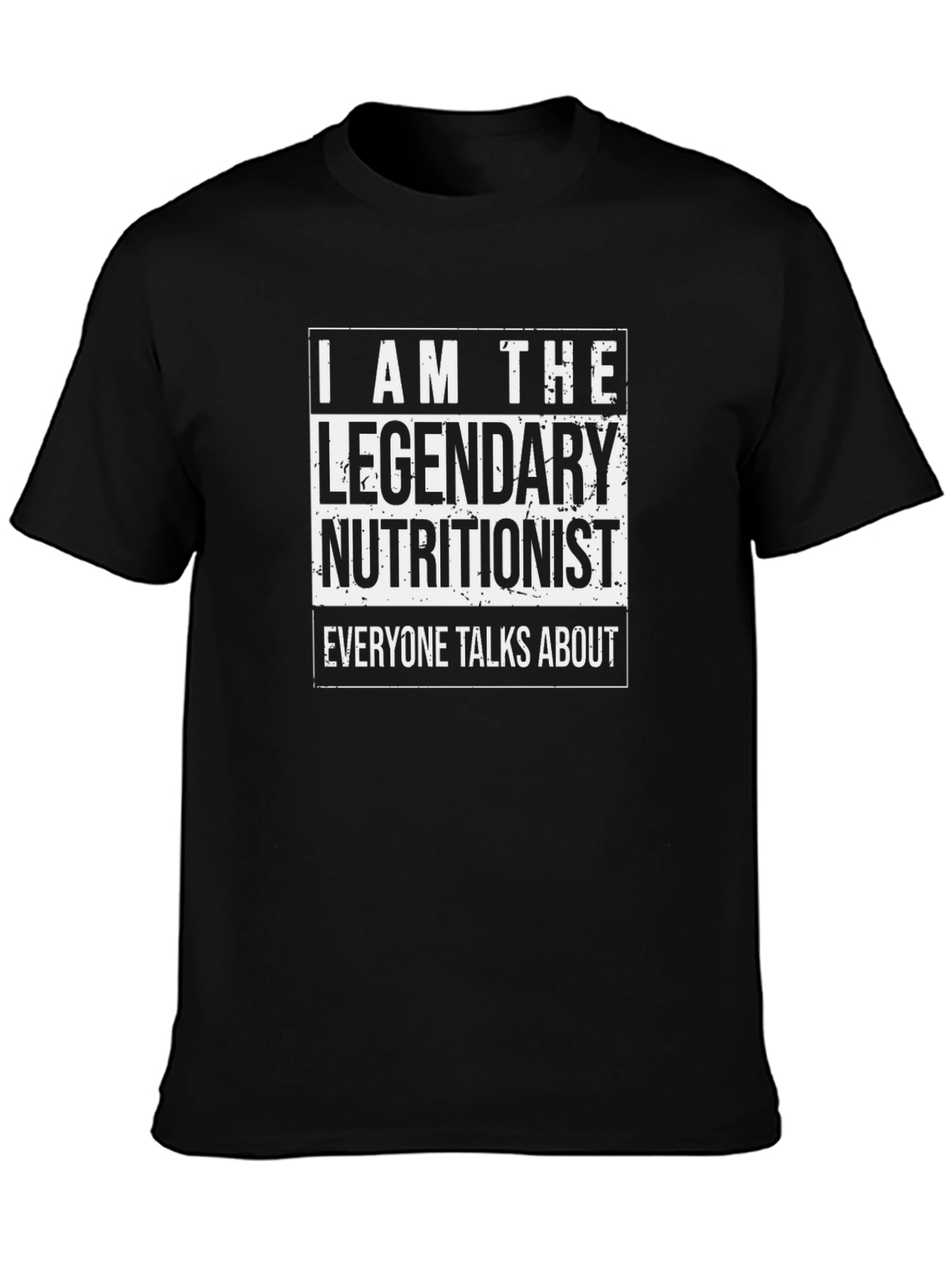 Legendary Nutritionist Black T-Shirt