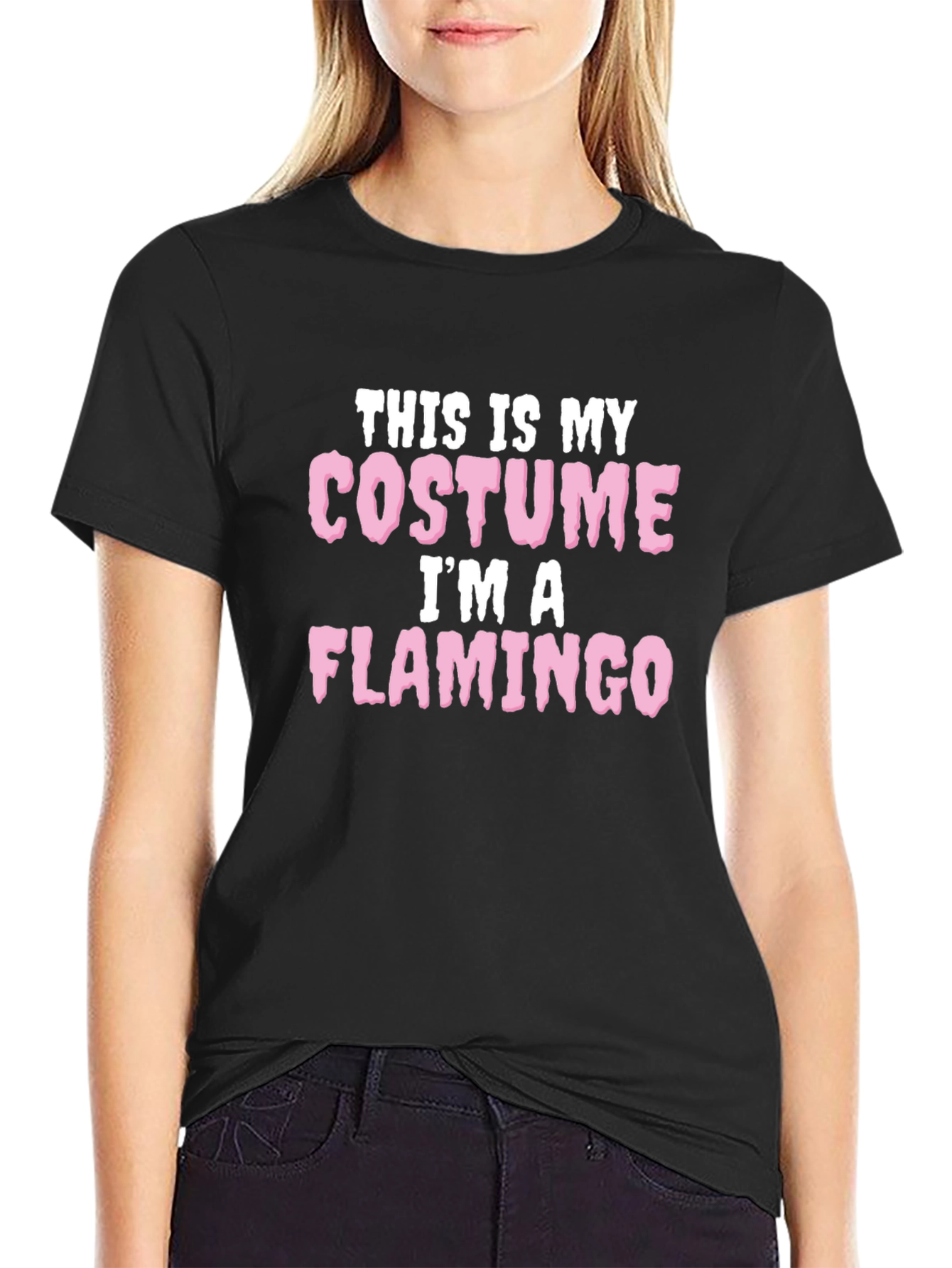 Flamingo Costume Tee - Funny Halloween Shirt