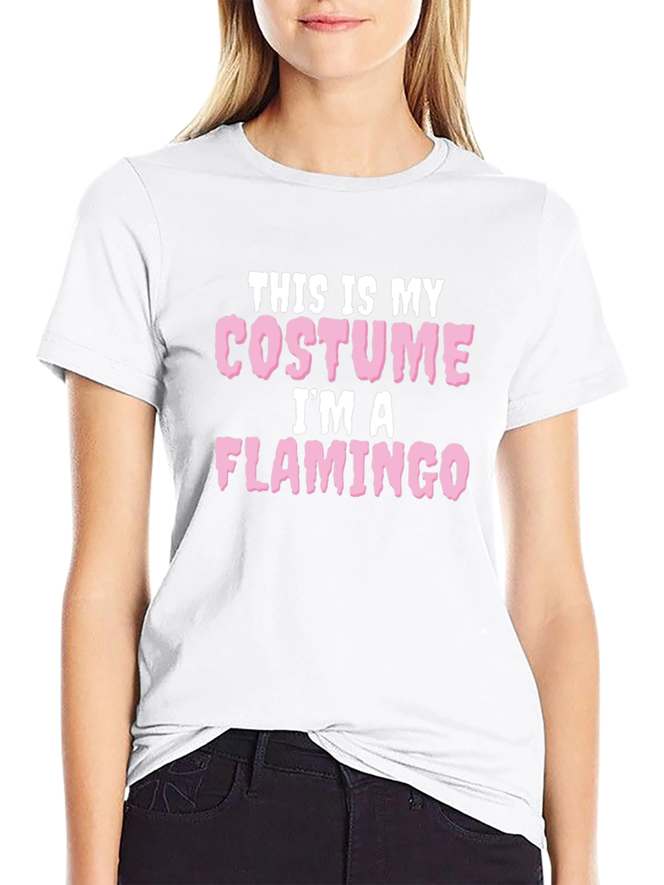 Flamingo Costume Tee - Funny Halloween Shirt