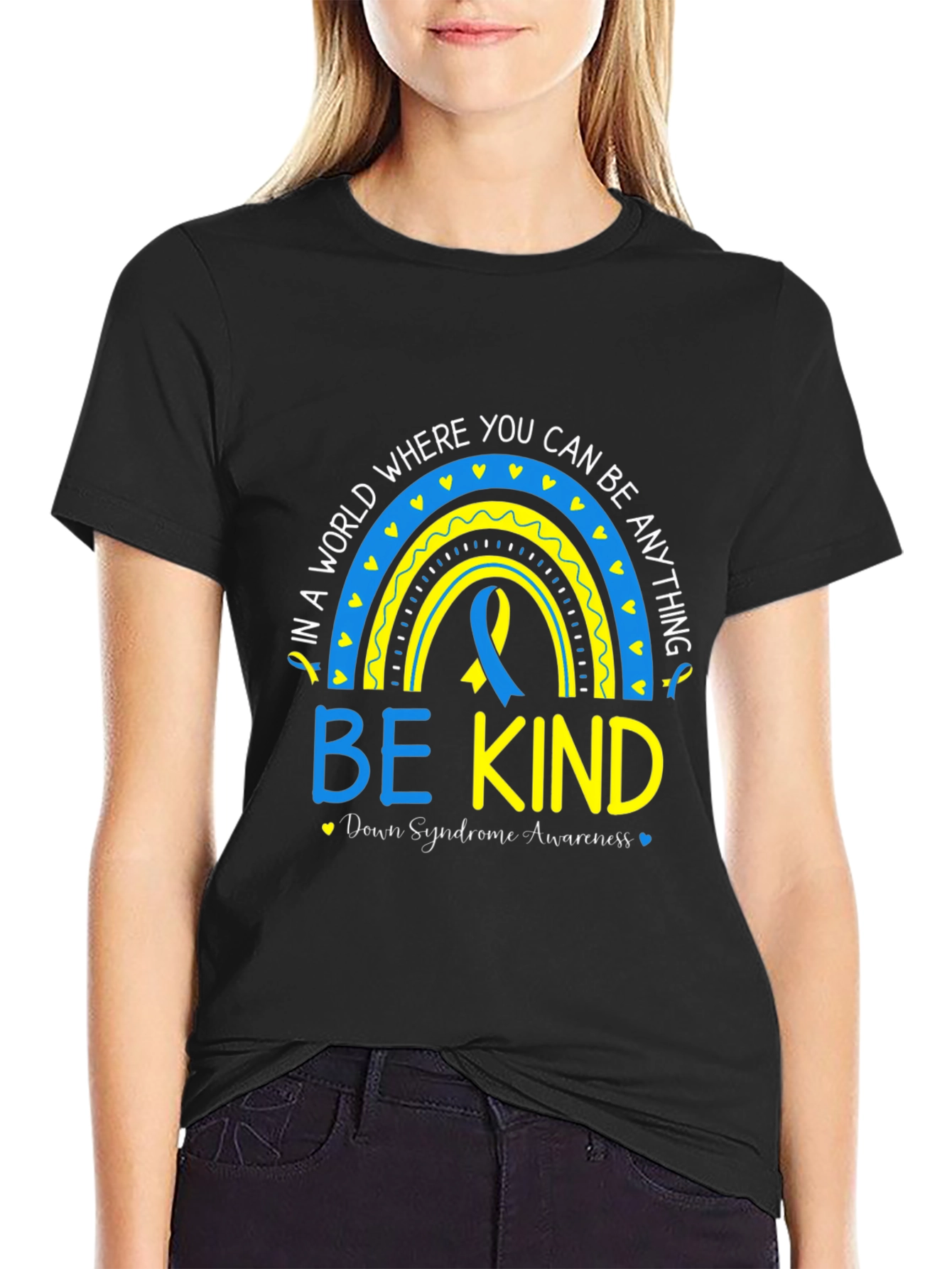 Be Kind Down Syndrome Awareness T-Shirt