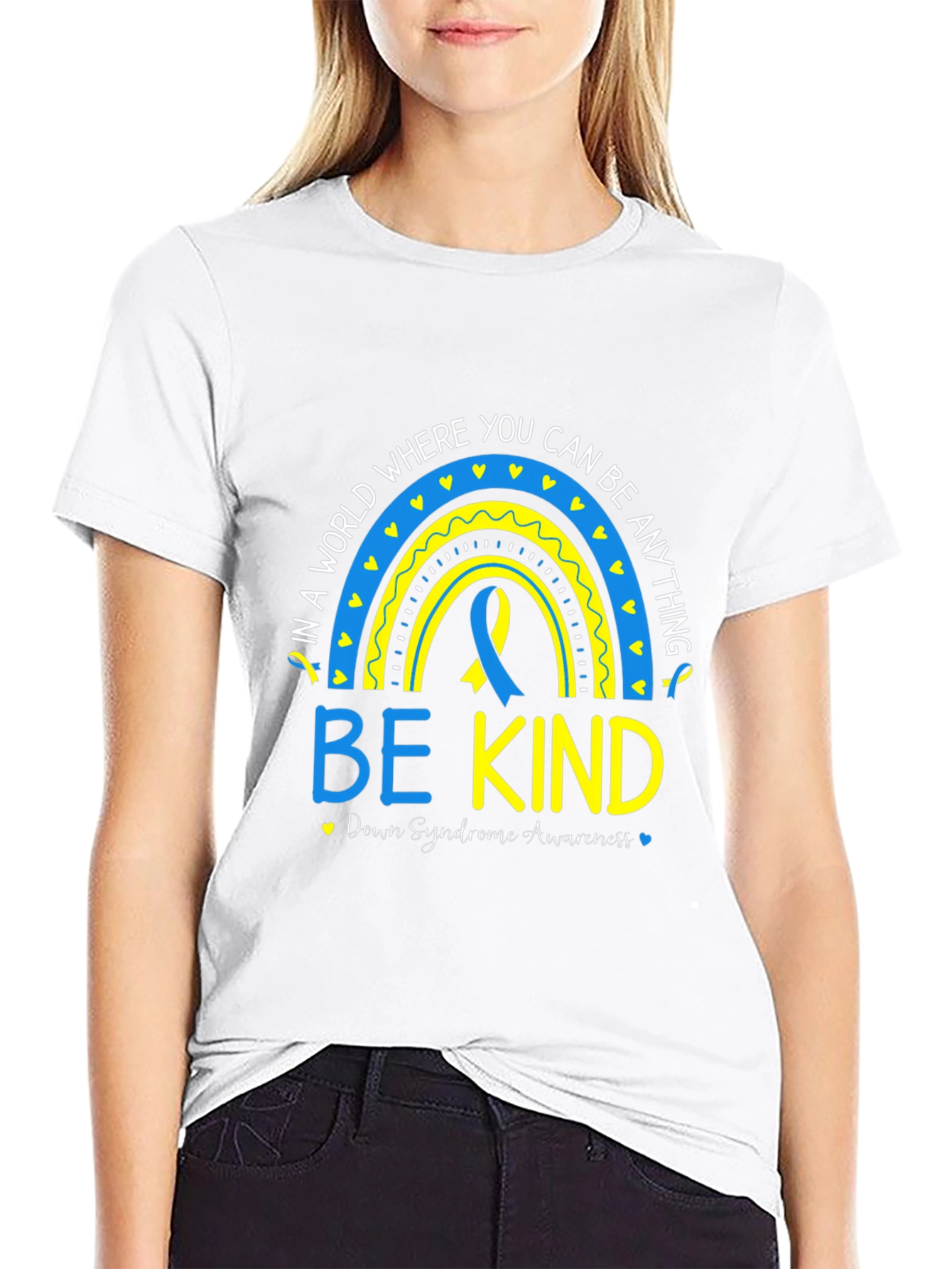 Be Kind Down Syndrome Awareness T-Shirt