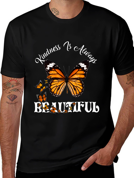 Kindness Butterfly Graphic T-Shirt