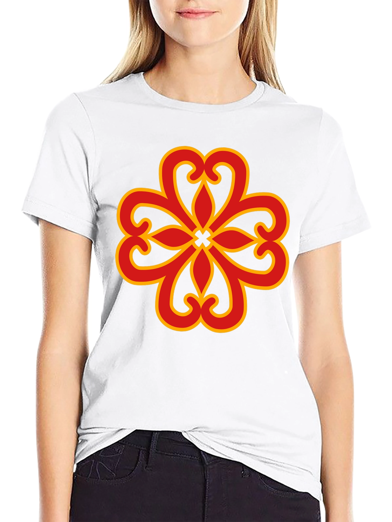 Adinkra Symbol T-Shirt - Black