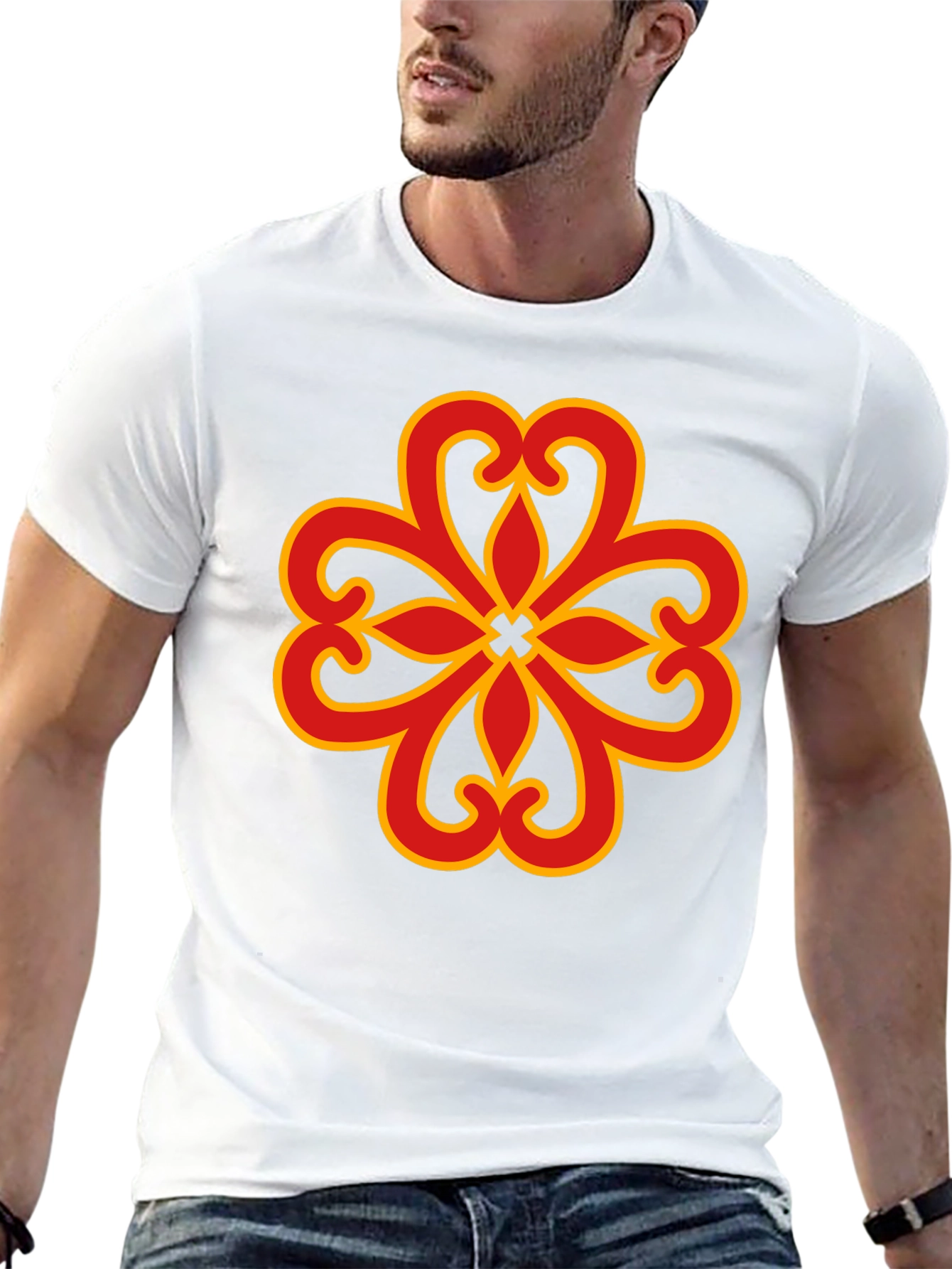 Adinkra Symbol T-Shirt - Black