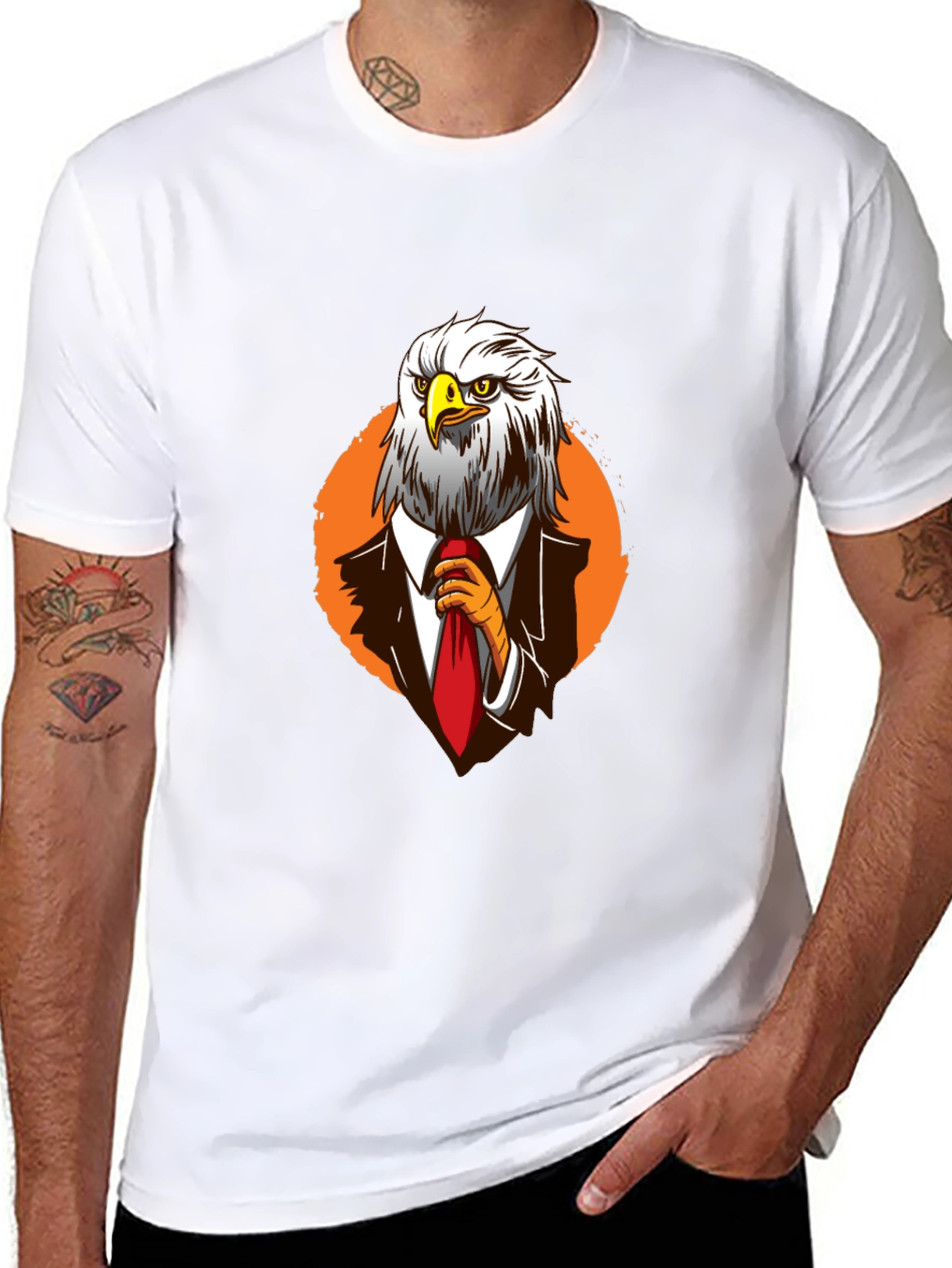 Eagle Boss T-Shirt - Sharp Dressed Bird!