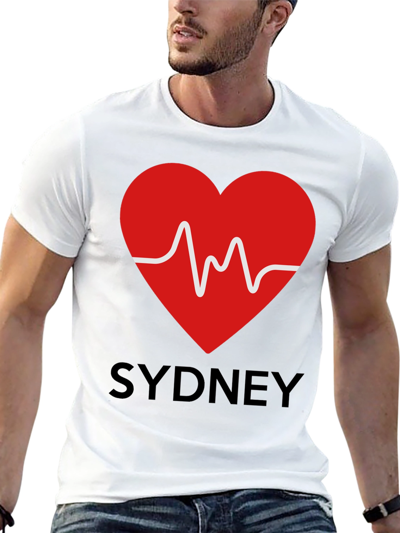 Sydney Heartbeat T-Shirt - City Pride